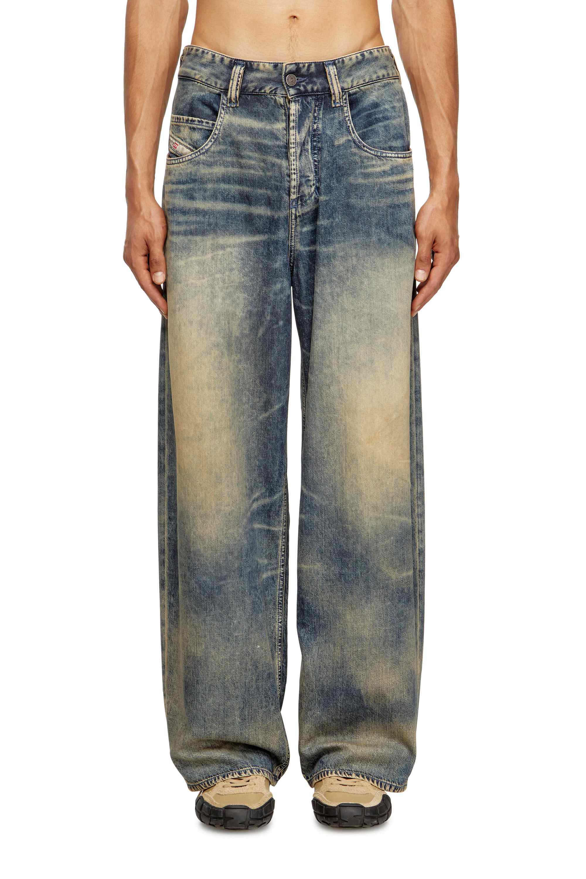 Blue Relaxed Jeans - 1997 D-Enim-M