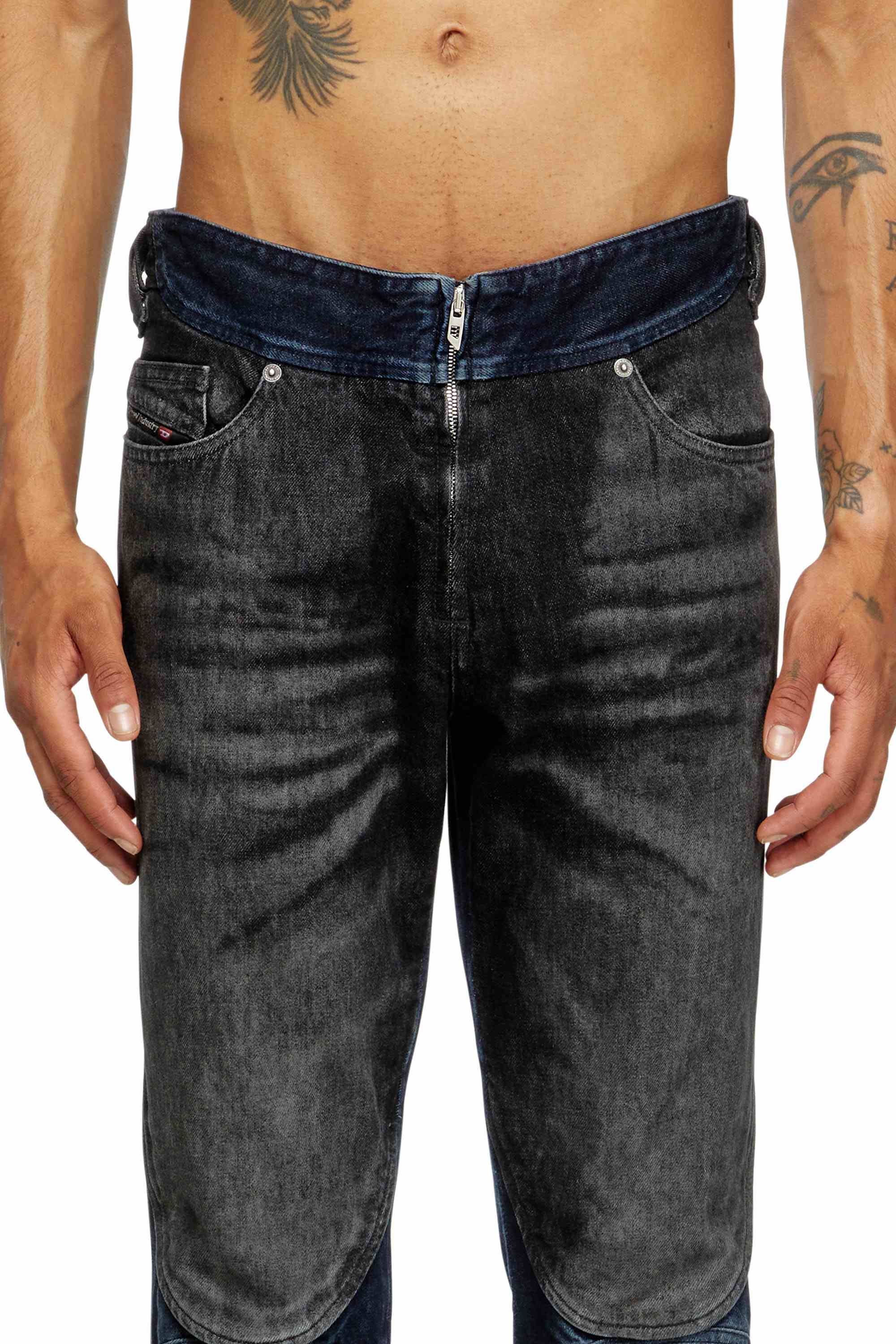 Black Regular Jeans - D-Bucy