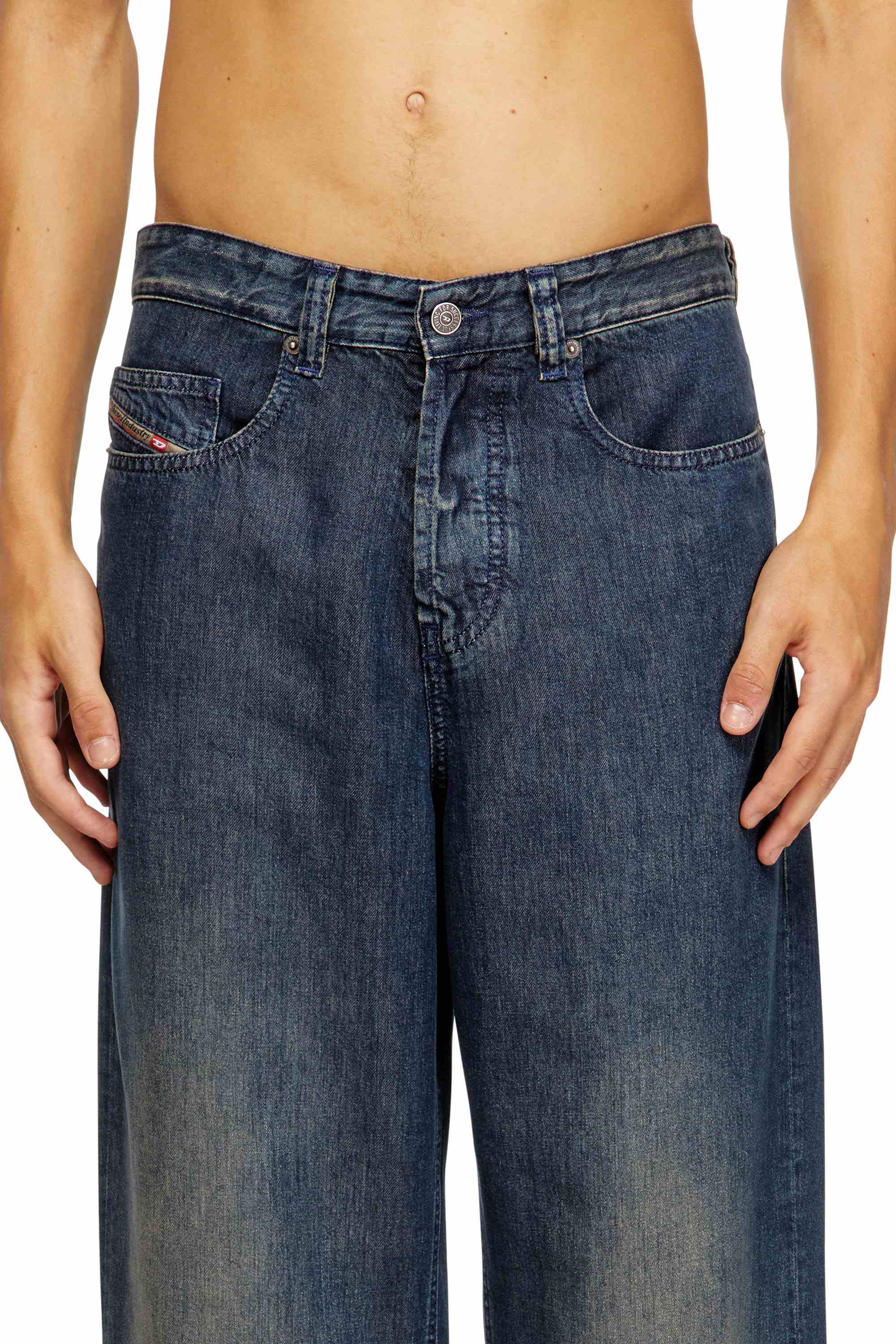 Dark Blue Relaxed Jeans - 2001 D-Macro