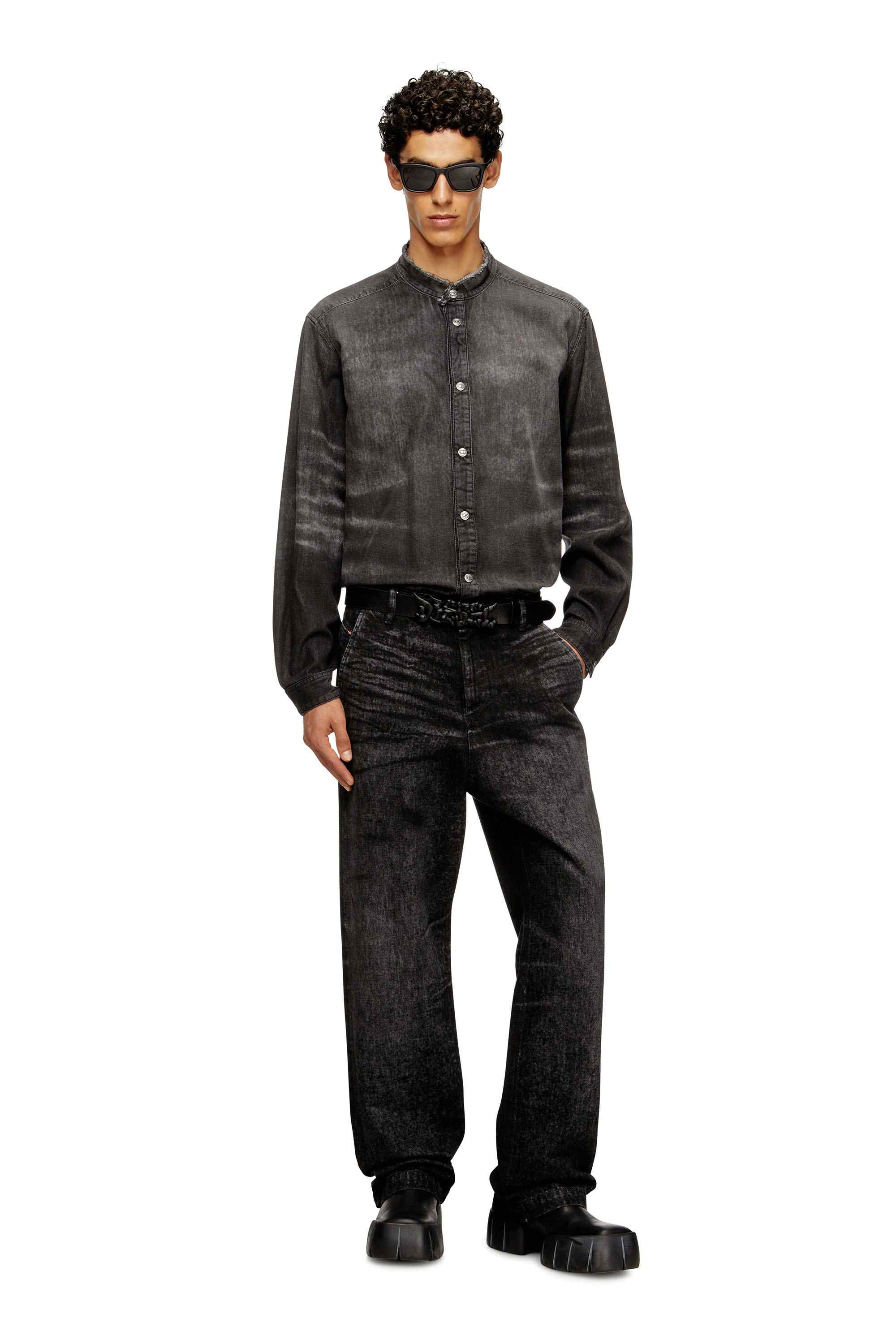 Black Regular Jeans - D-Eber