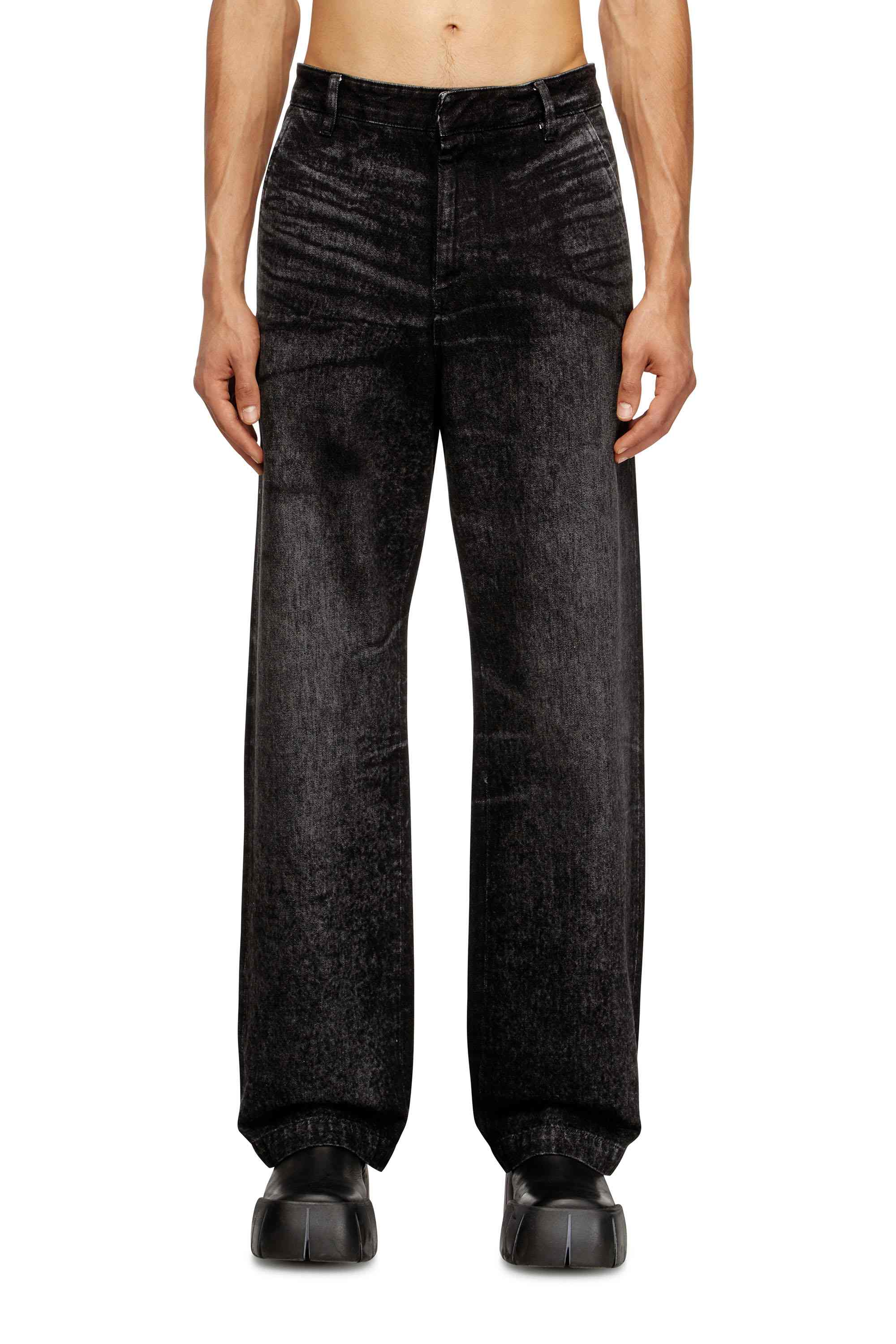 Black Regular Jeans - D-Eber