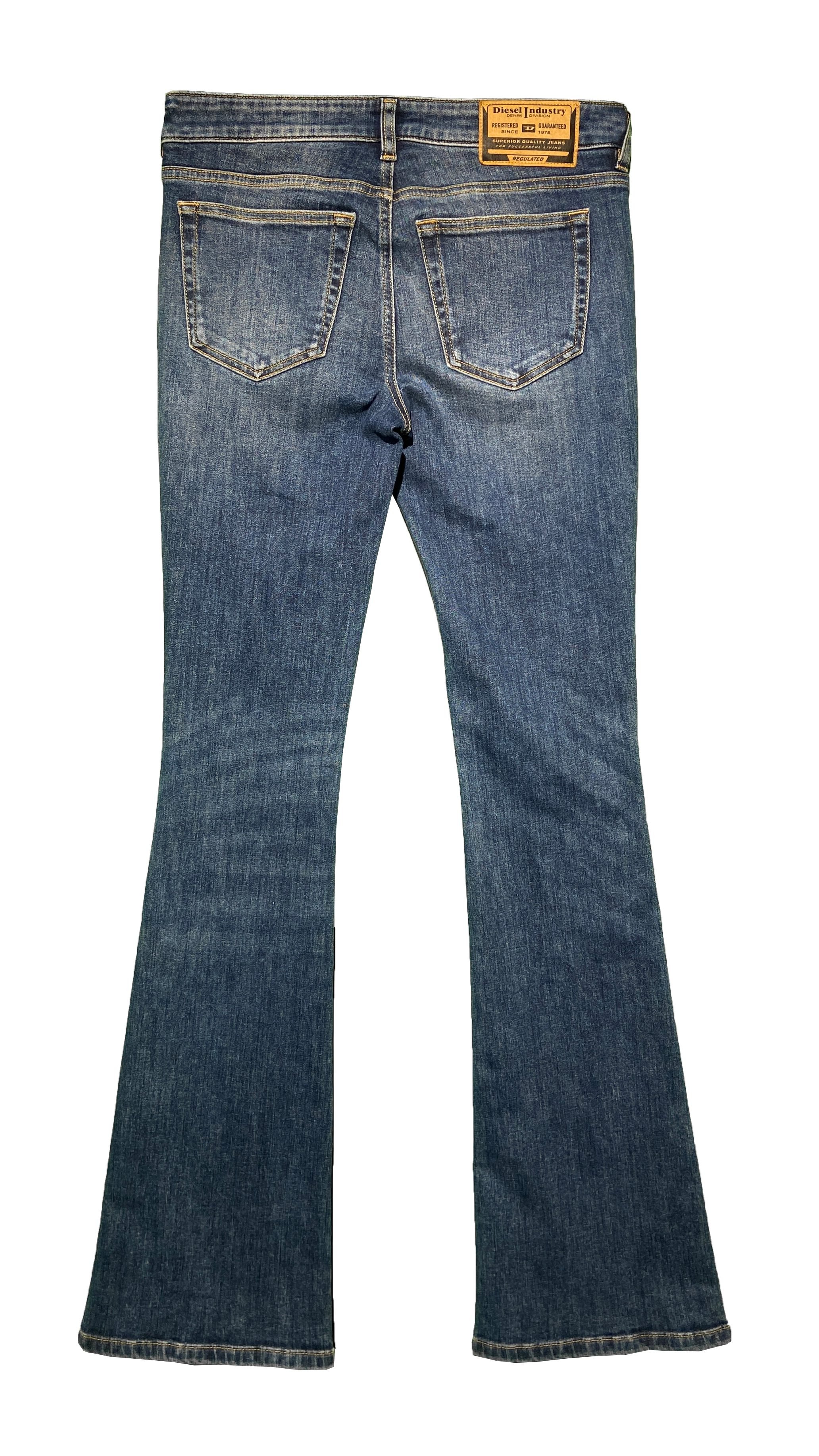Black Bootcut Jeans - 1969 D-Ebbey