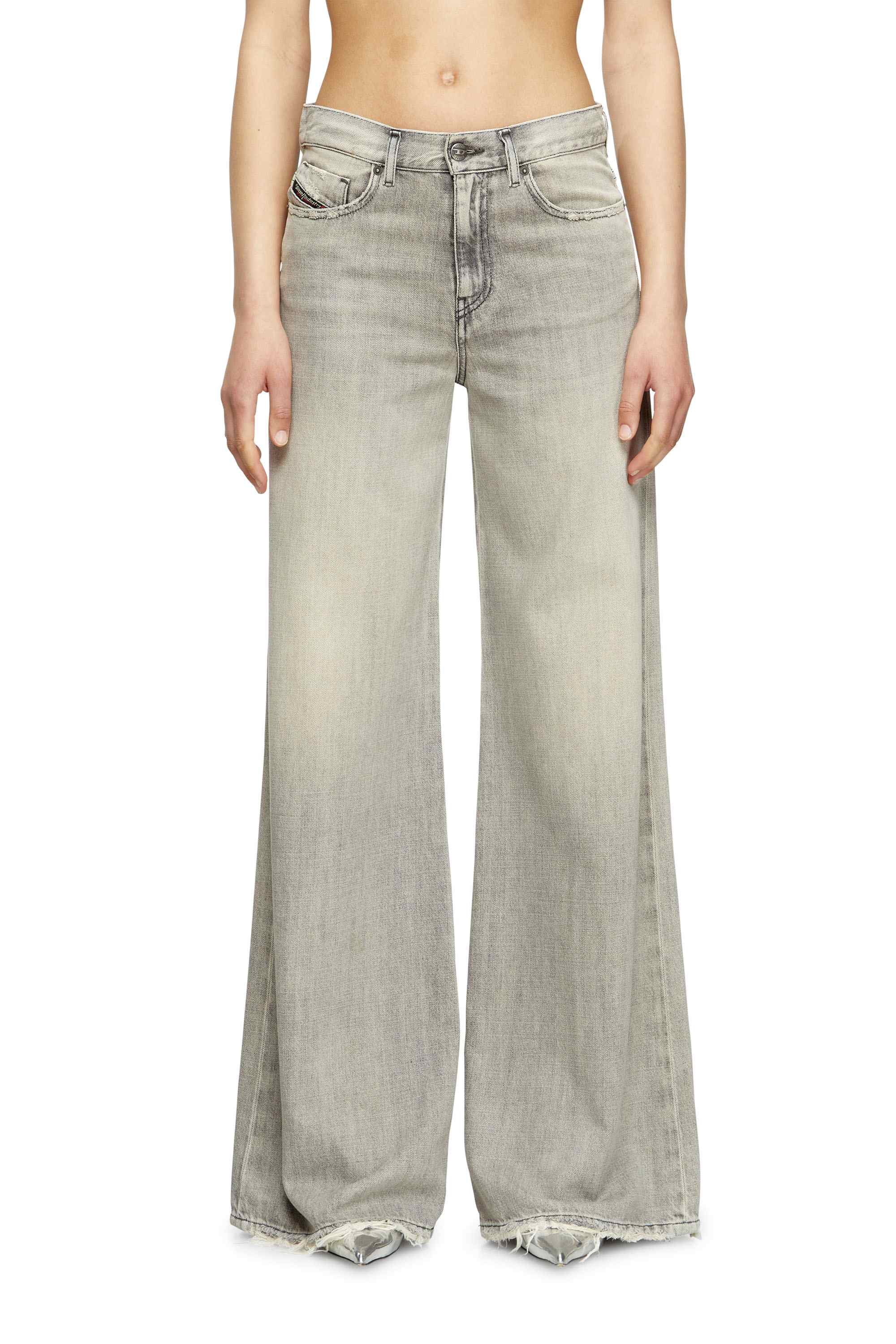 Grey Flare Jeans - 1978 D-Akemi