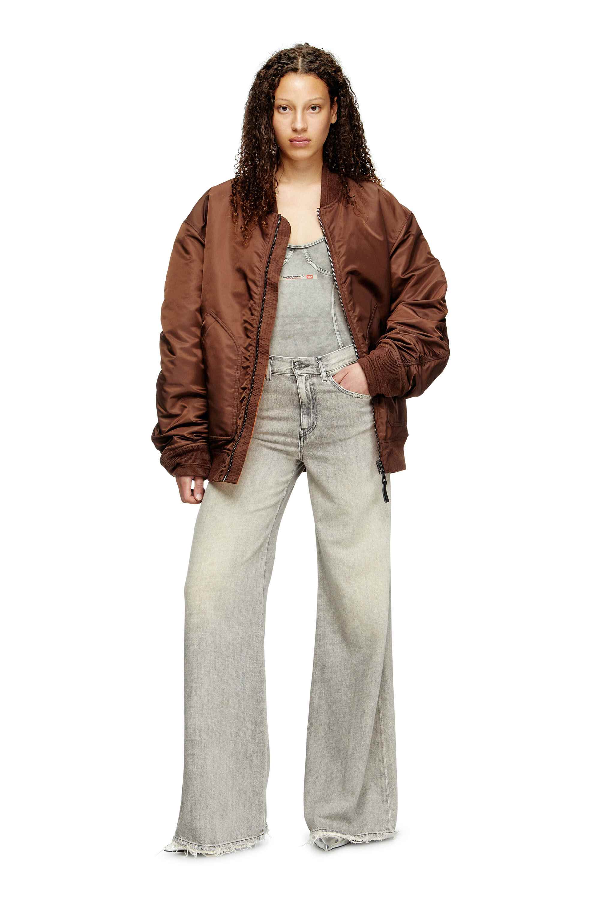Grey Flare Jeans - 1978 D-Akemi