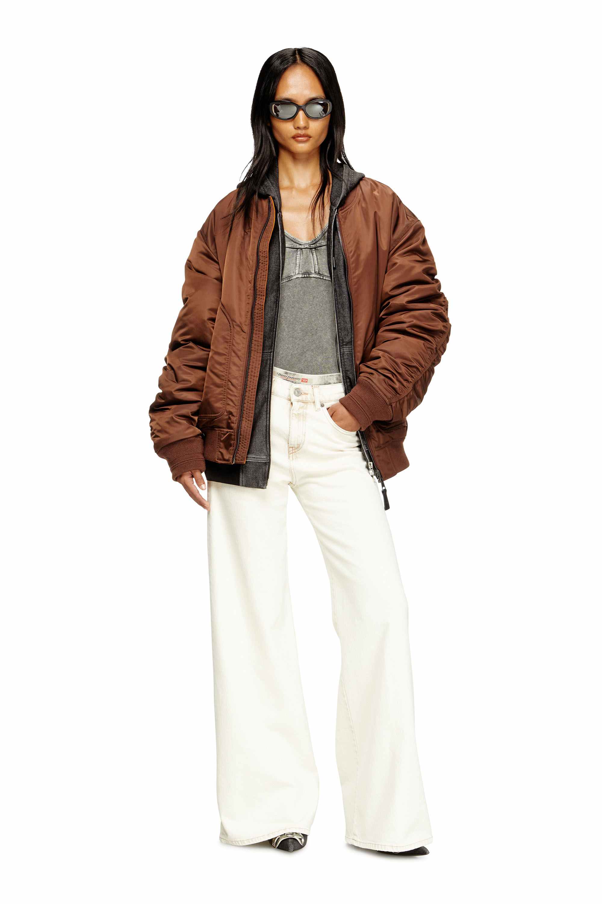 Beige Flare Jeans - 1978 D-Akemi