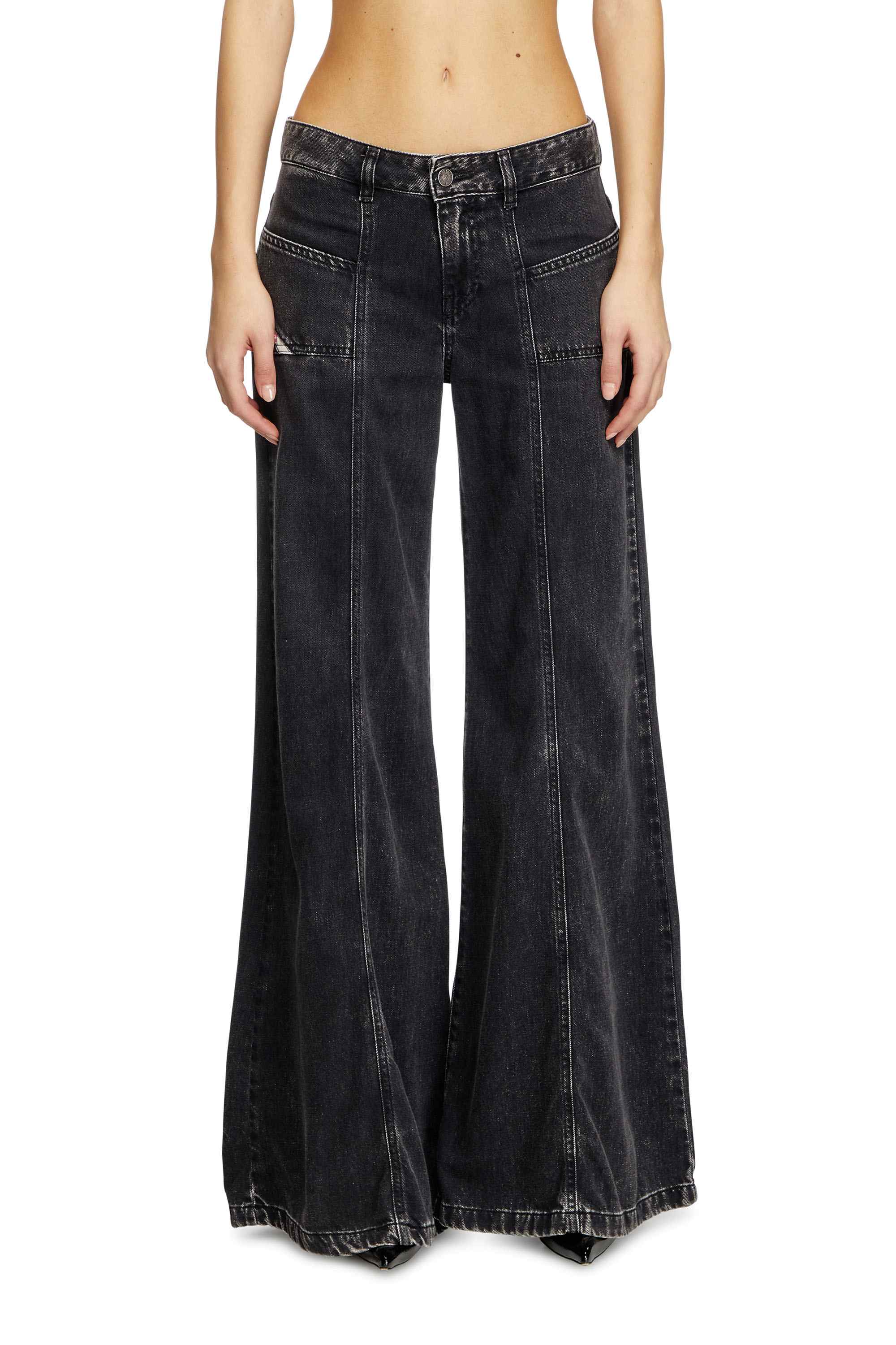 Black Flare Jeans - D-Akii