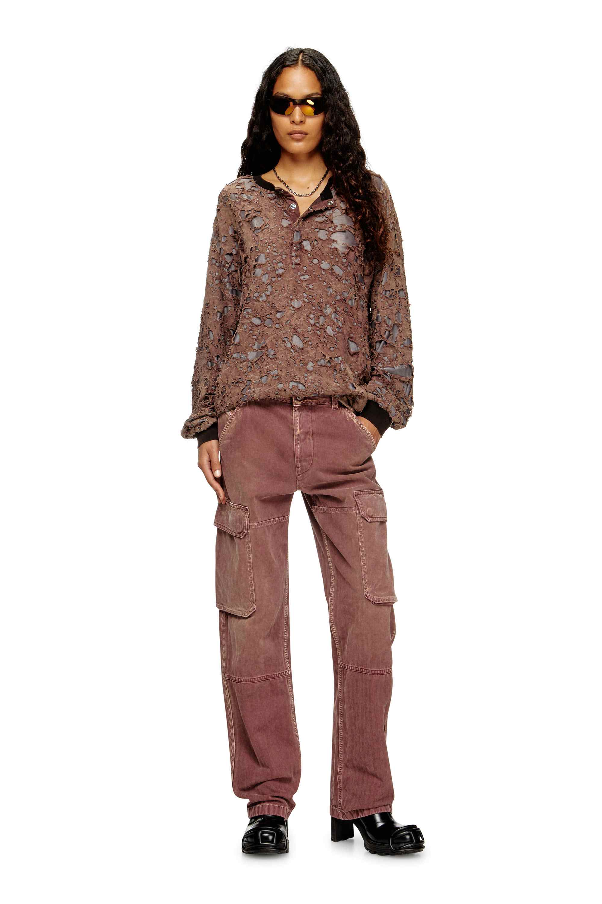 Brown Regular Jeans - D-Pot