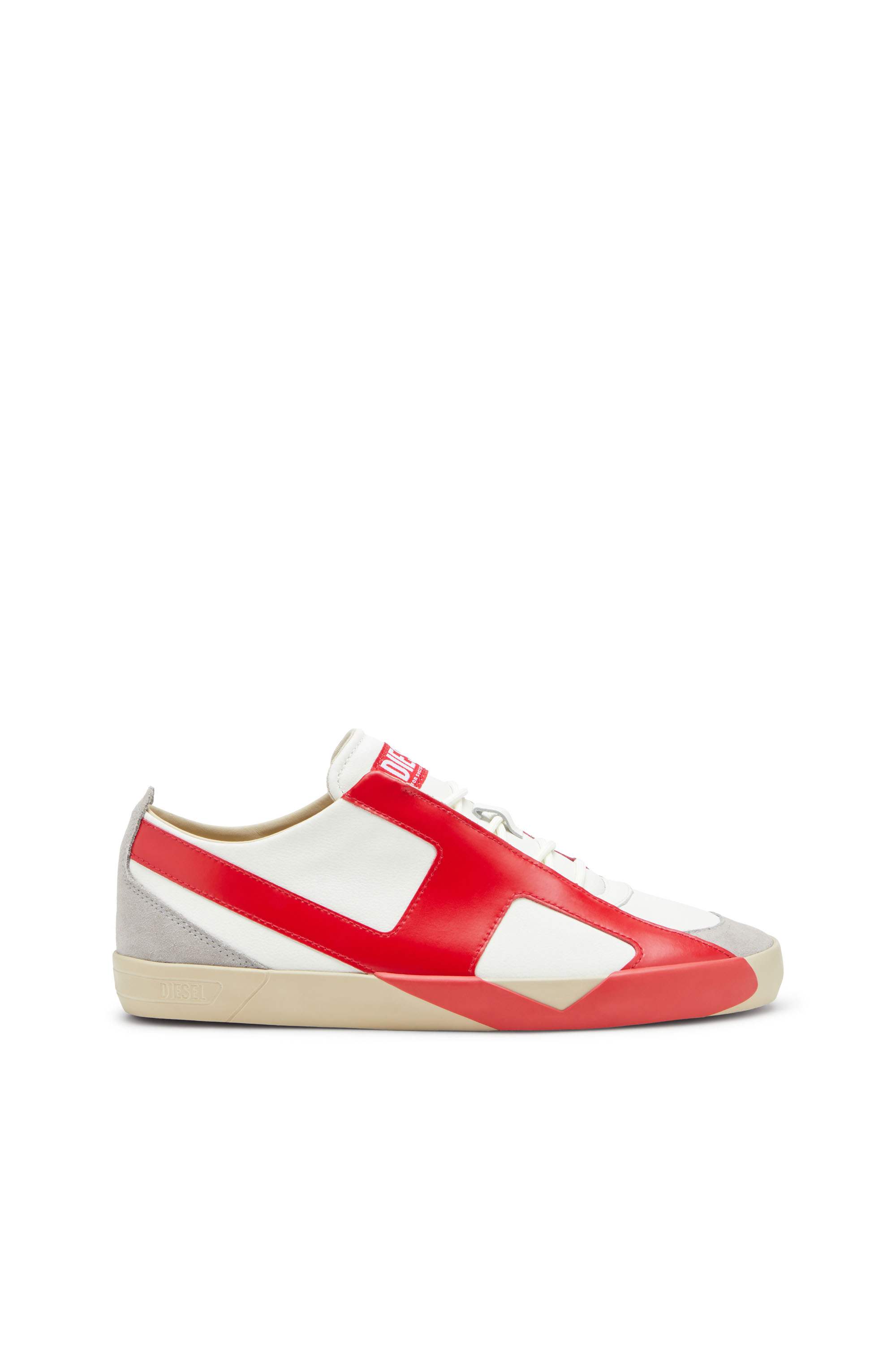 Multicolor S-Slante-D-Sneakers in suede and leather with D logo