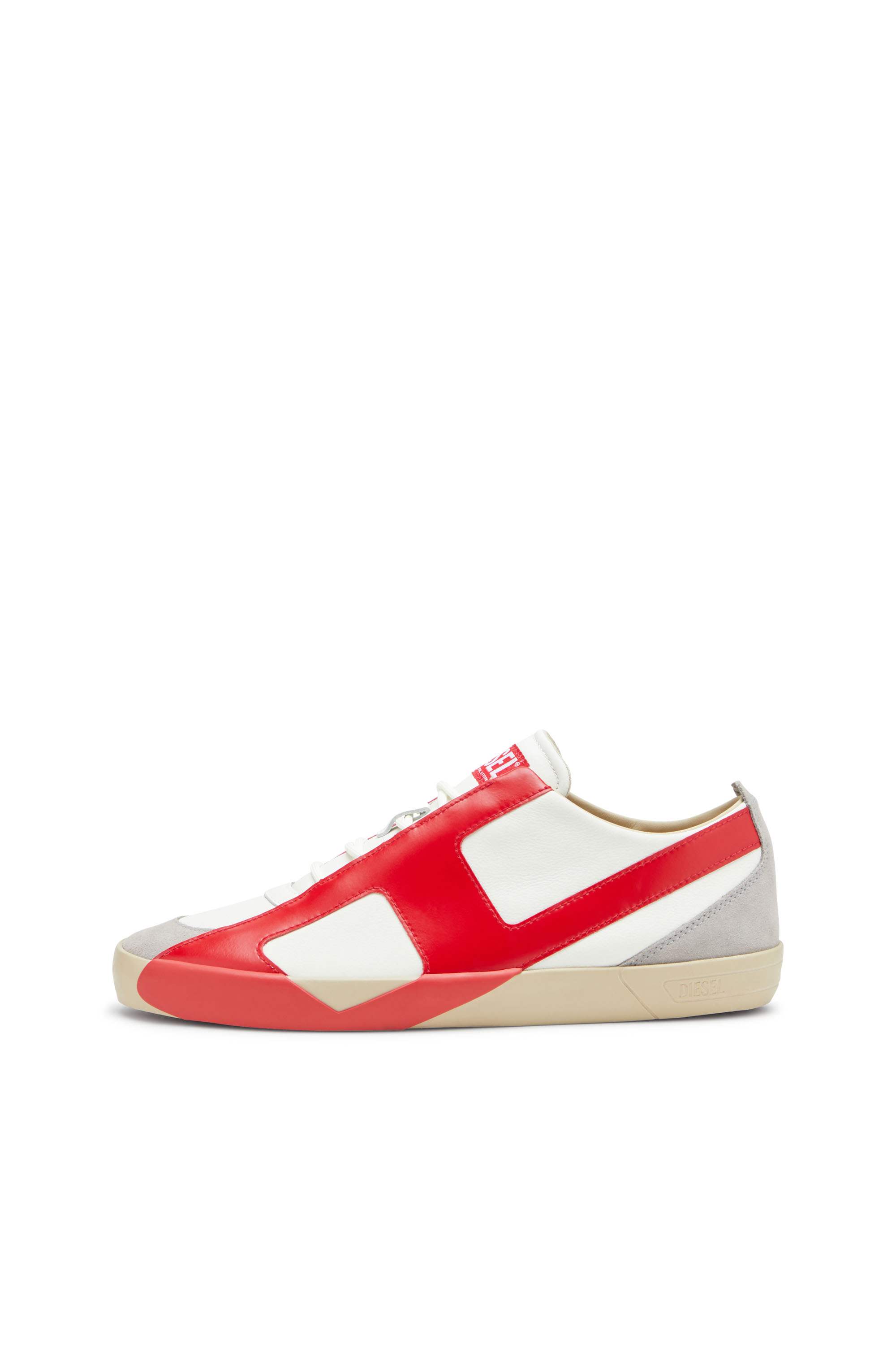 Multicolor S-Slante-D-Sneakers in suede and leather with D logo