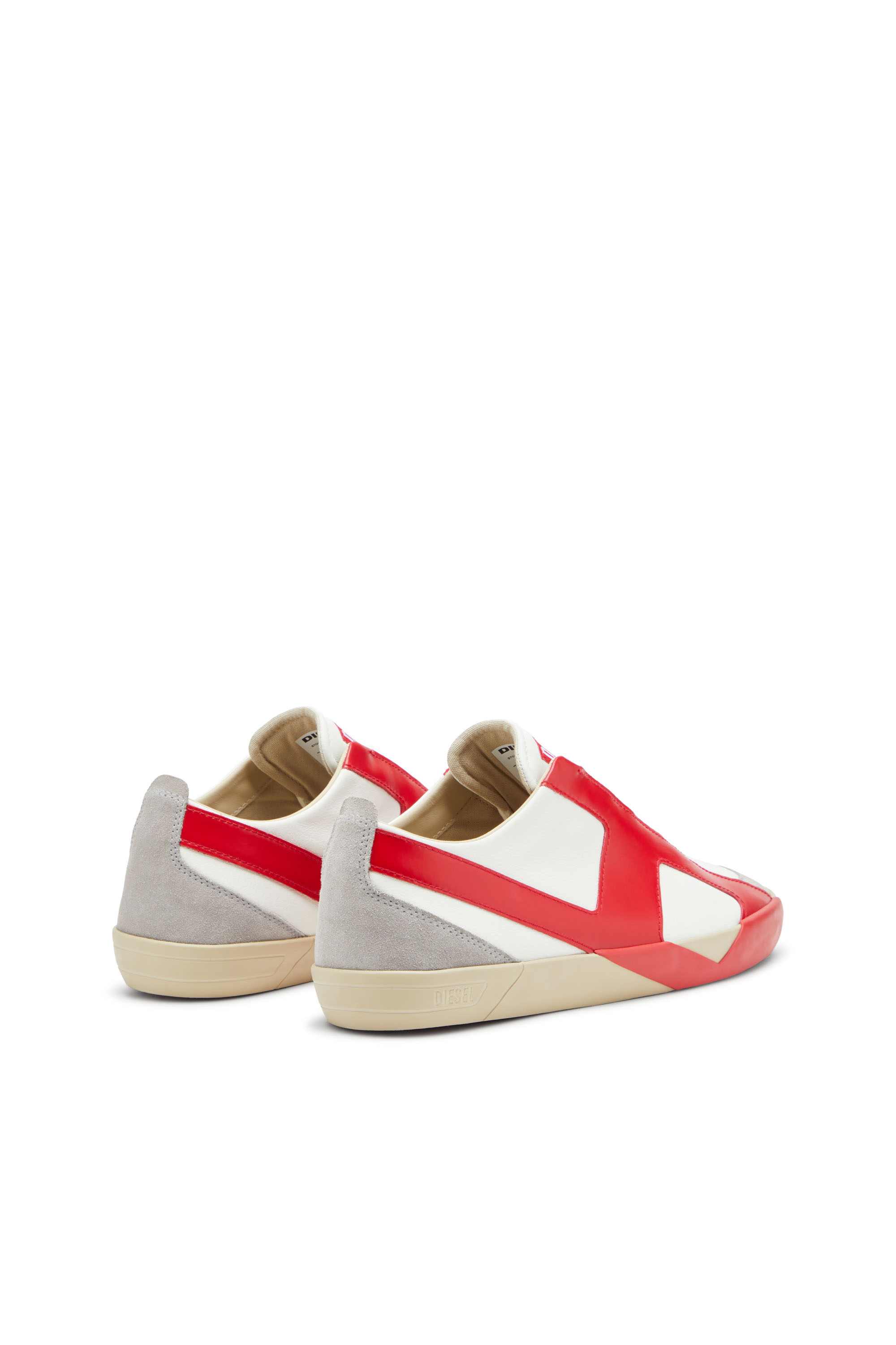 Multicolor S-Slante-D-Sneakers in suede and leather with D logo