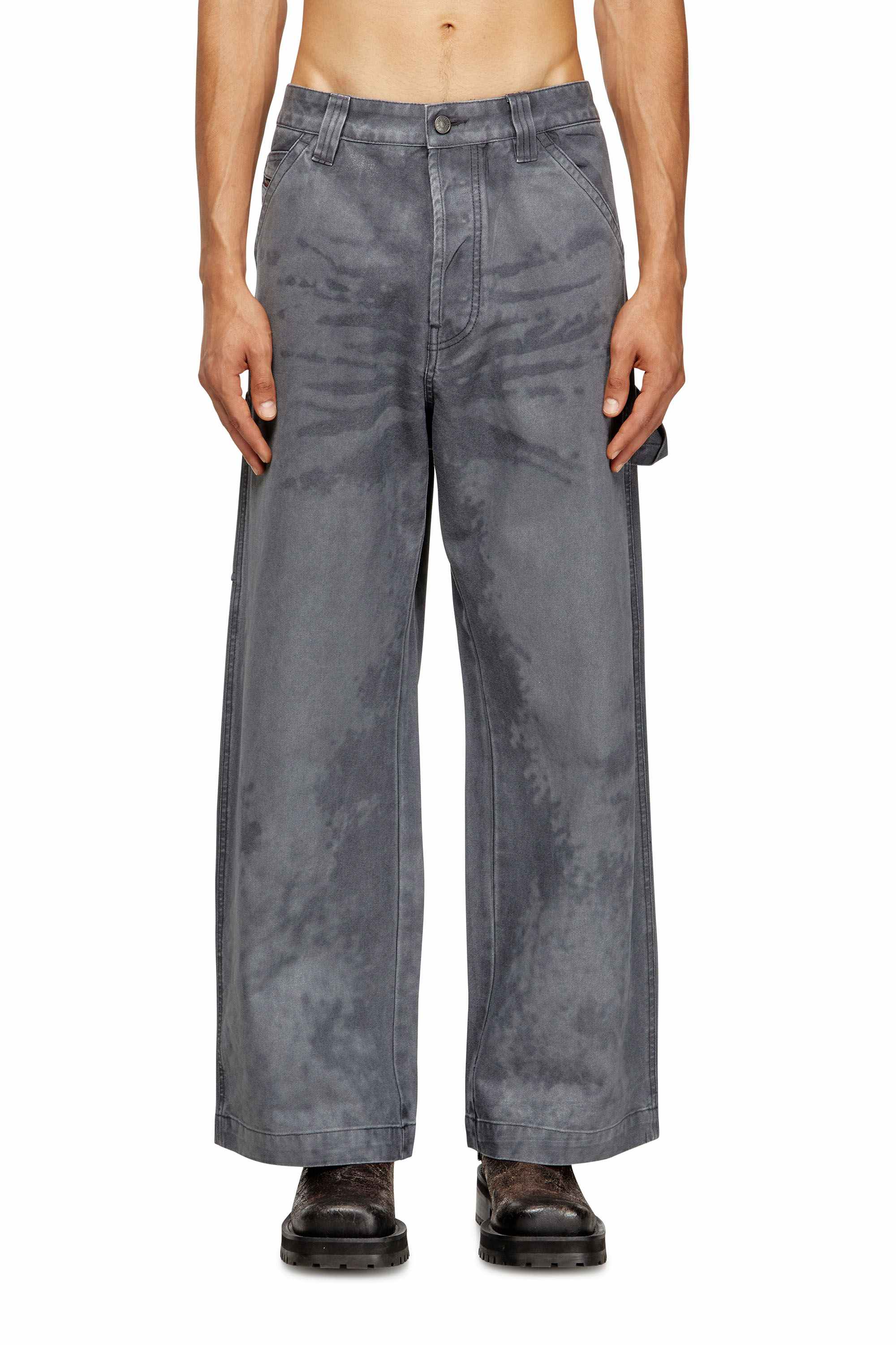 Dark Grey Male P-LIVERY-A Pants