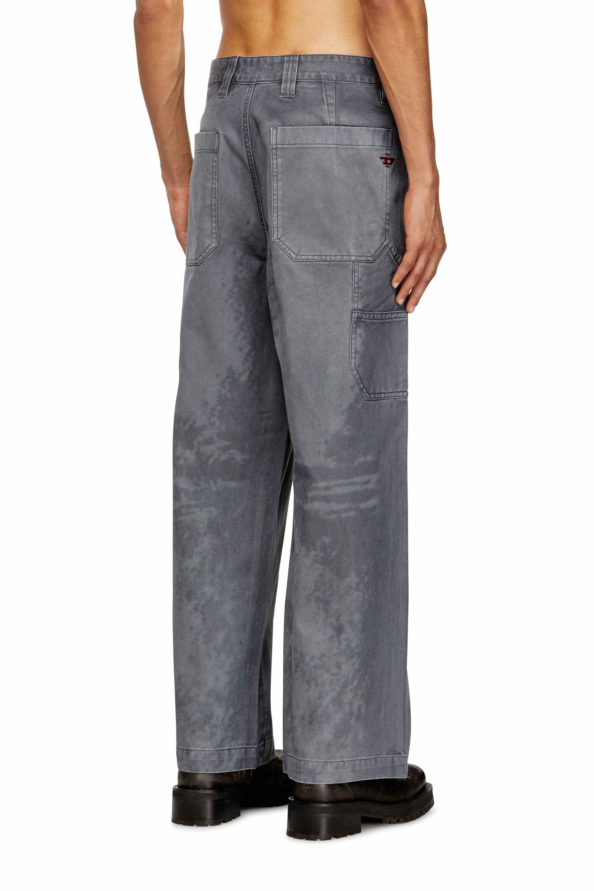 Dark Grey Male P-LIVERY-A Pants