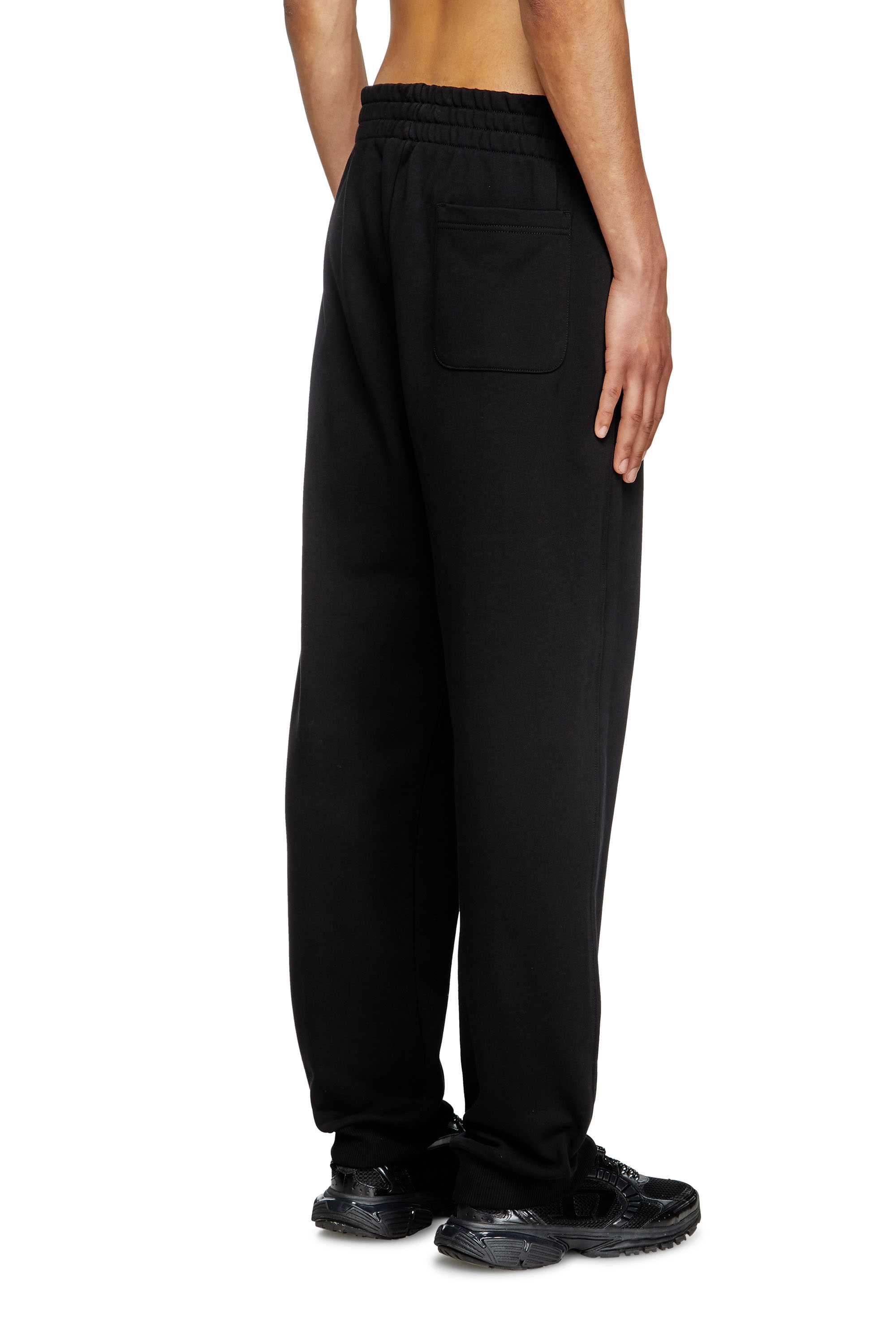 Black Sweatpants with metal-effect Oval D logo
