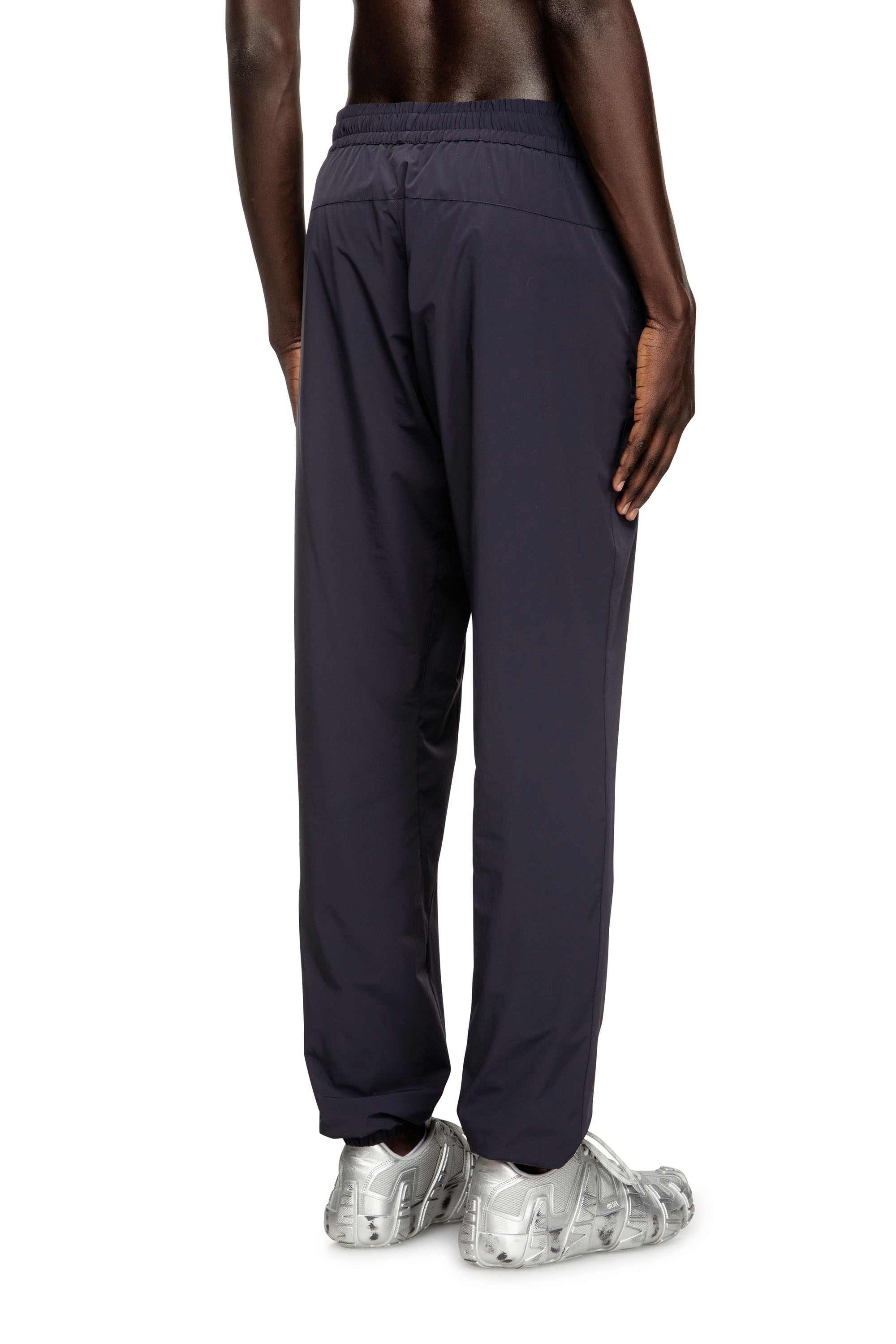 Blue Trousers in bi-stretch nylon