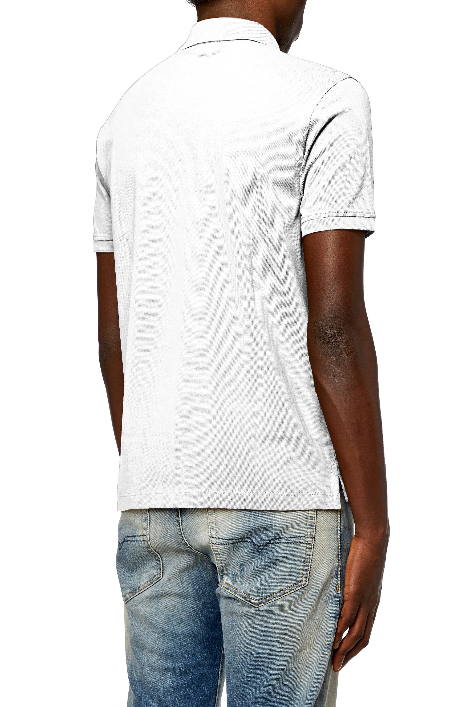 White Male T-SMITH-ZIP-OUT Polos