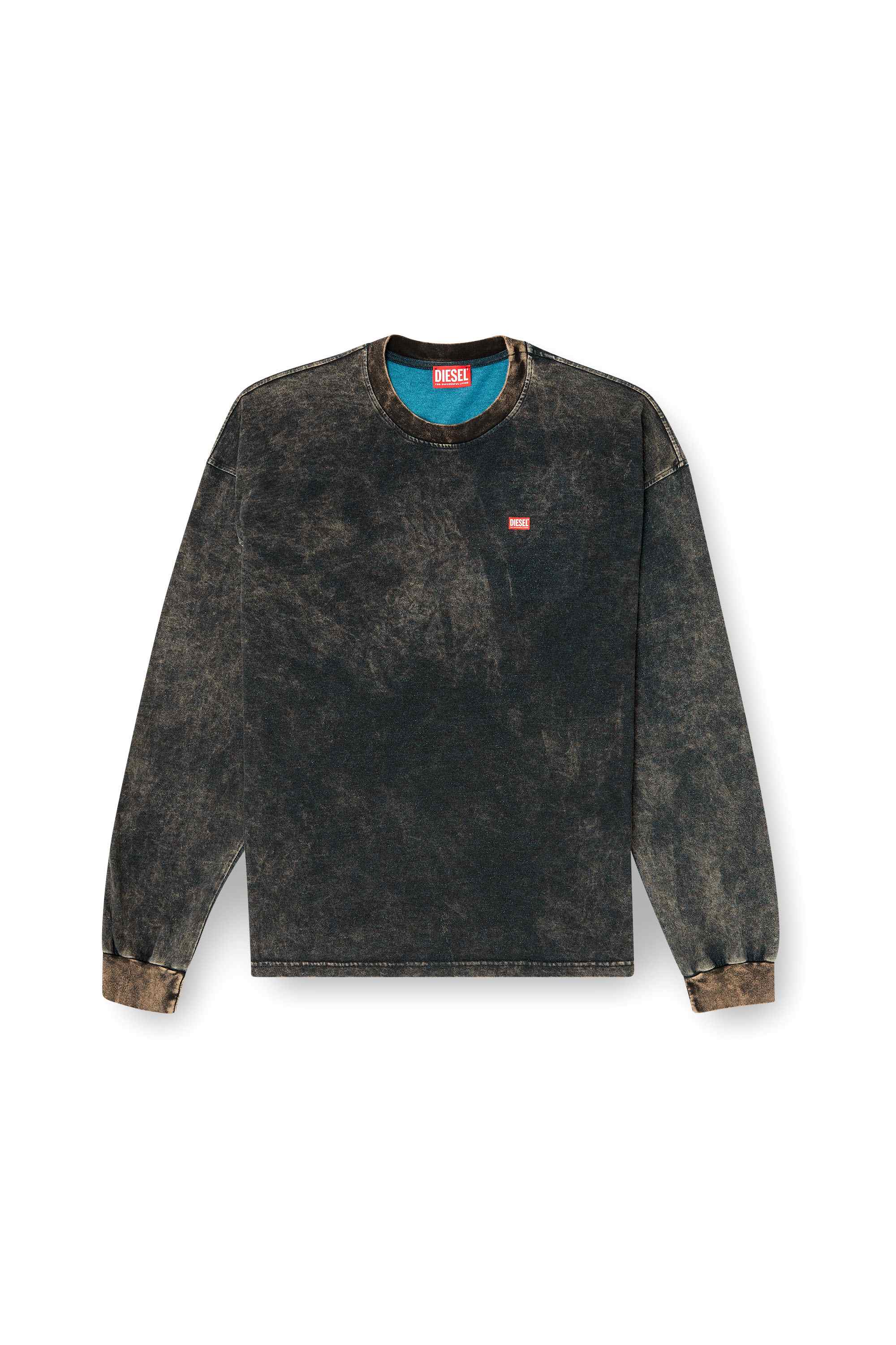 Black Cotton long sleeve T-shirt