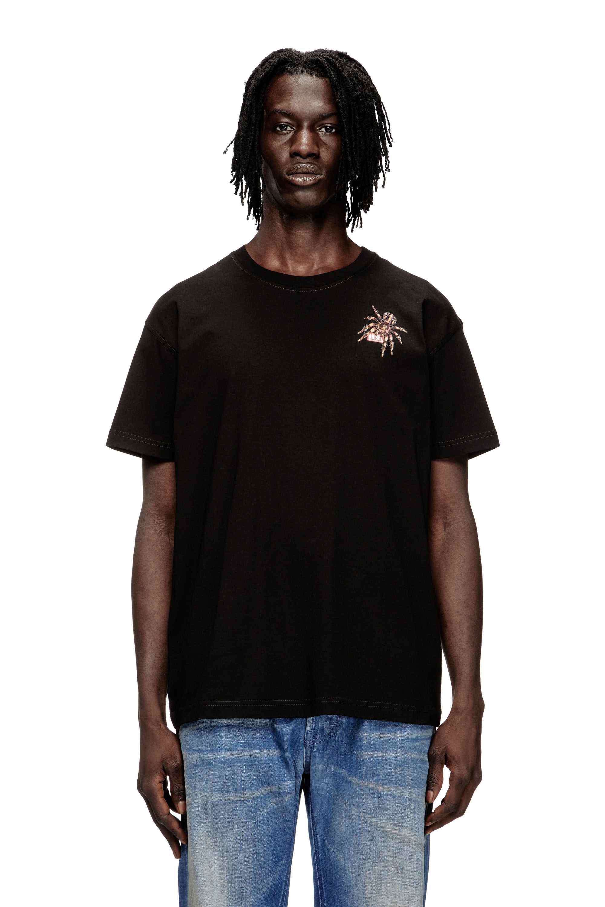 Black Male T-NORM-SPIDER T-Shirts