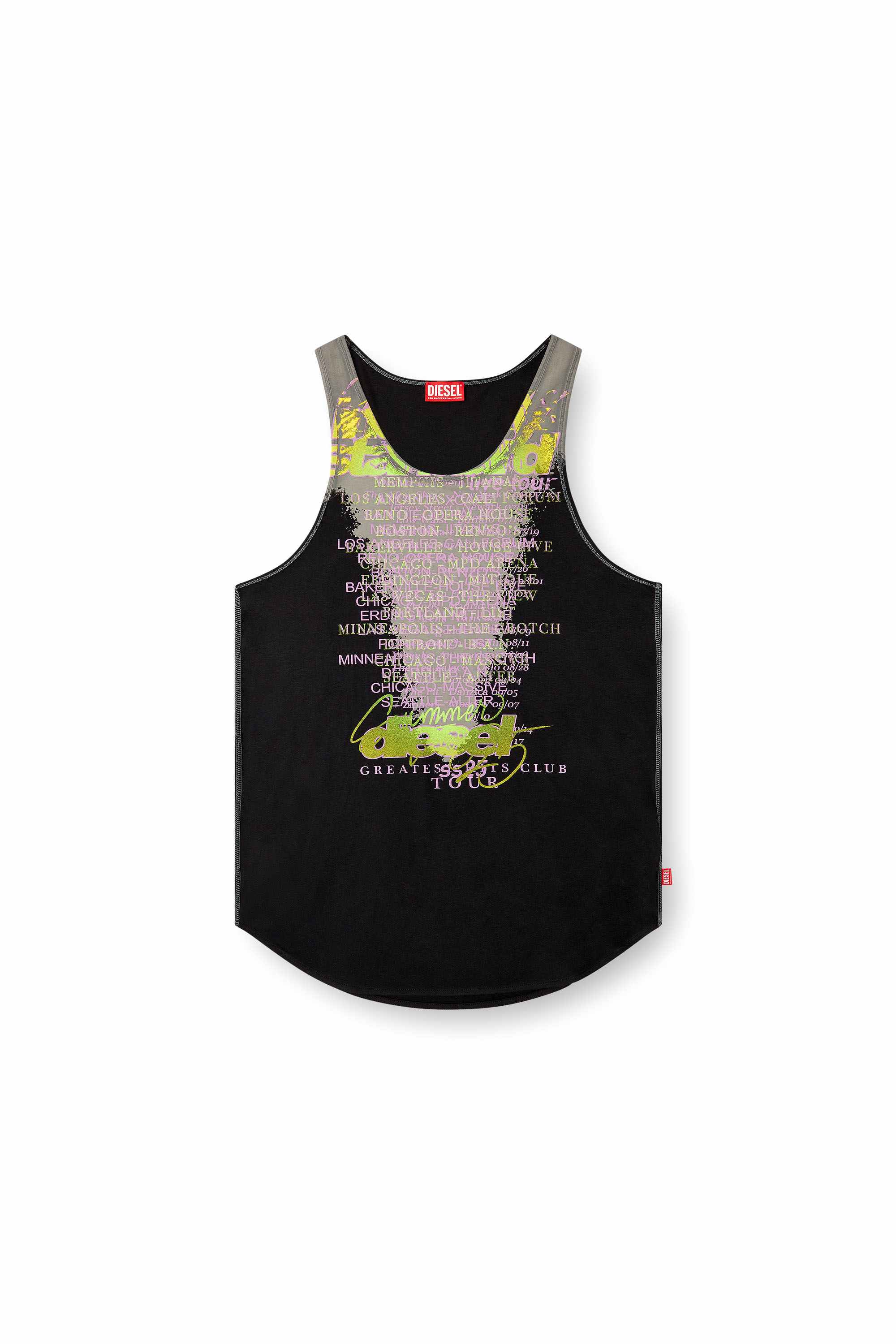 Black Tank top with lyrics print