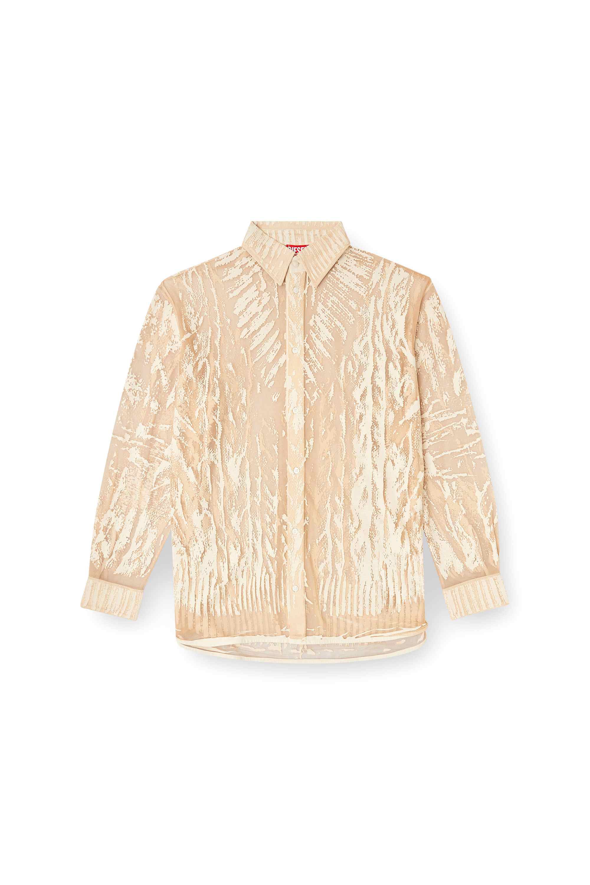 White Shirt in devoré jersey