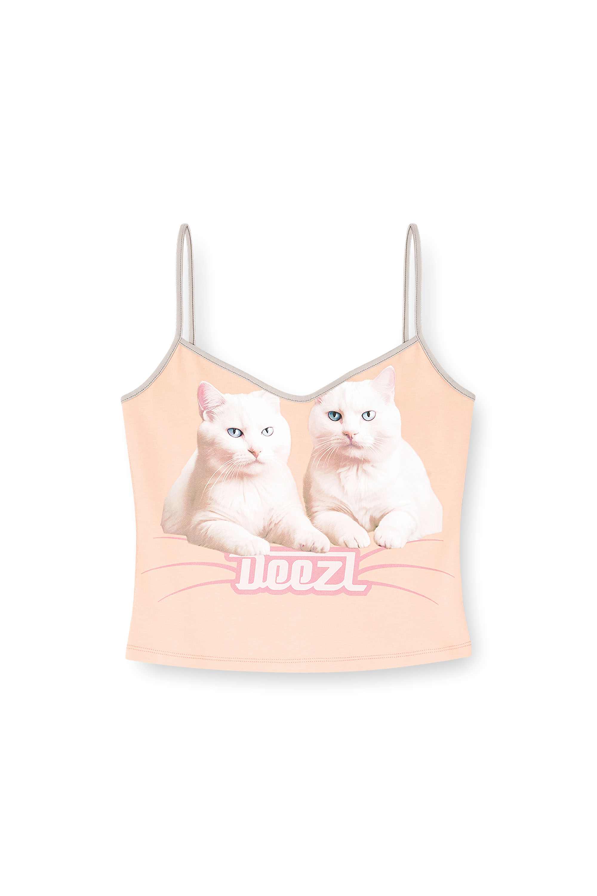 Pink Cotton top with thin straps