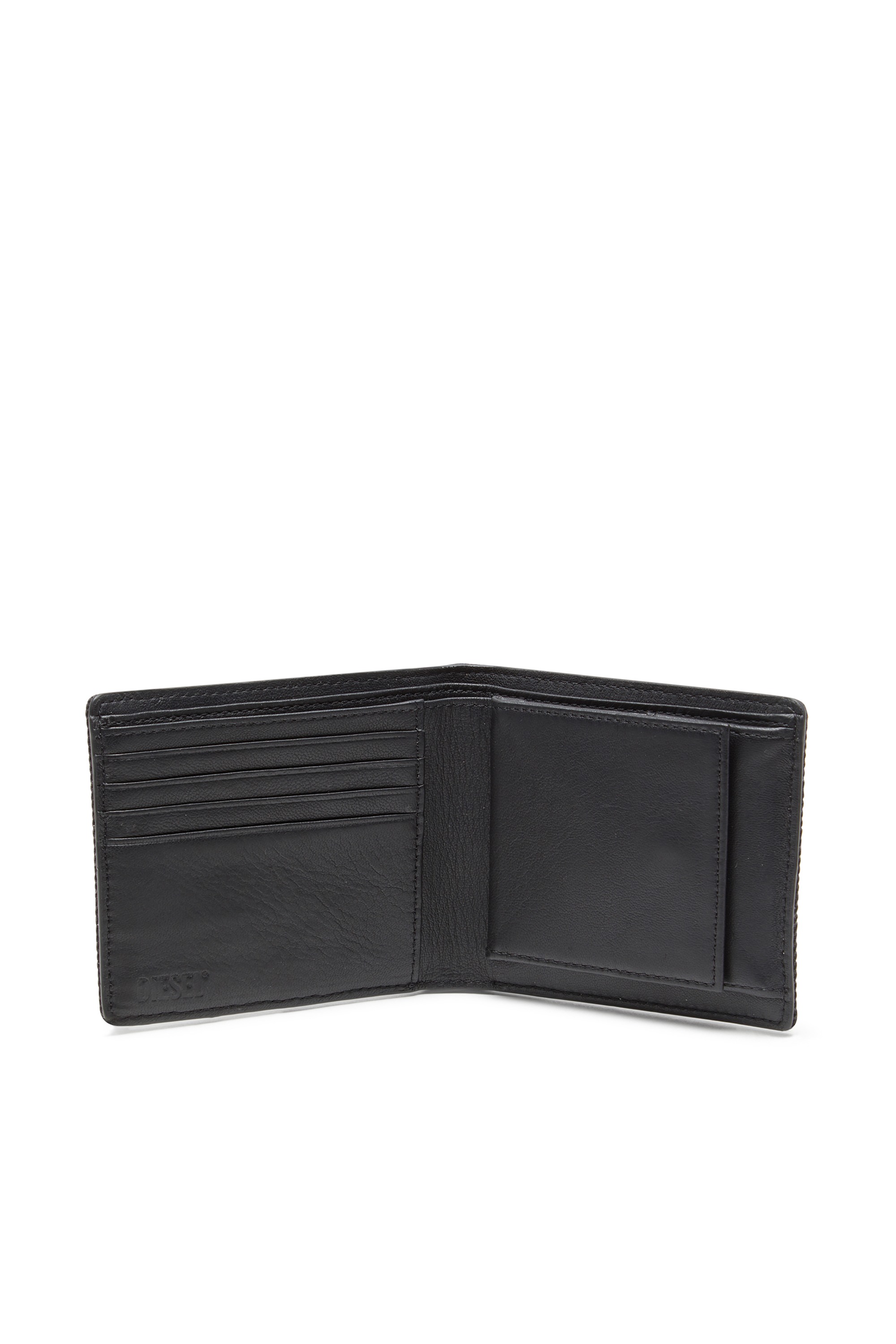 Black Denim wallet with logo