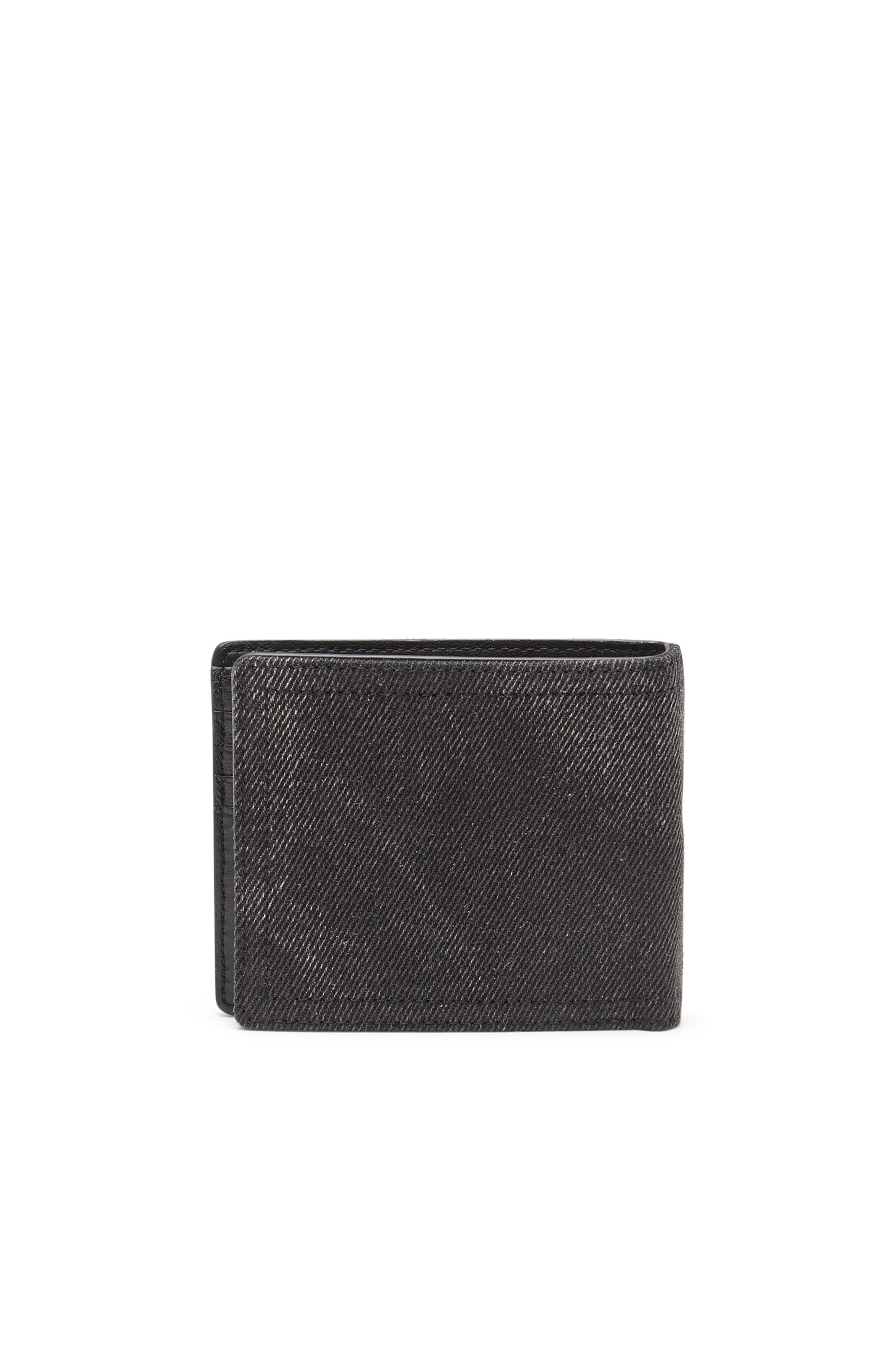 Black Denim wallet with logo