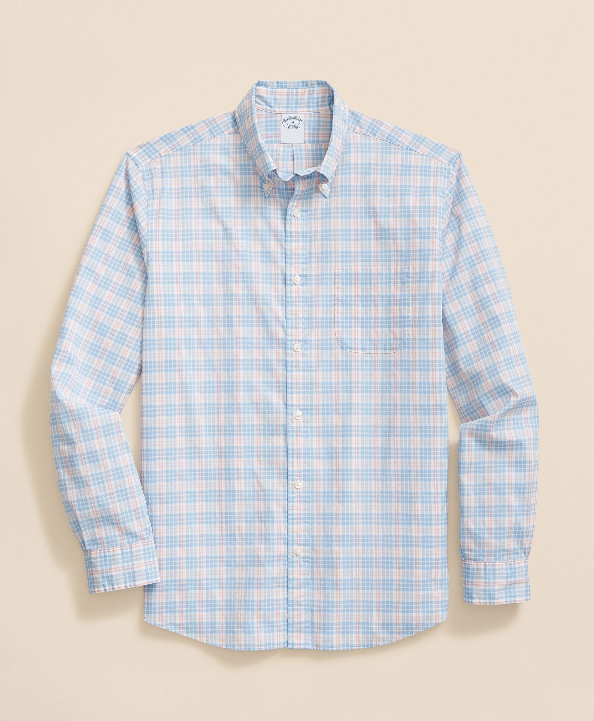 Brooks Brothers | Perfomance Polo Button Down Collar Checks Sport Shirt
