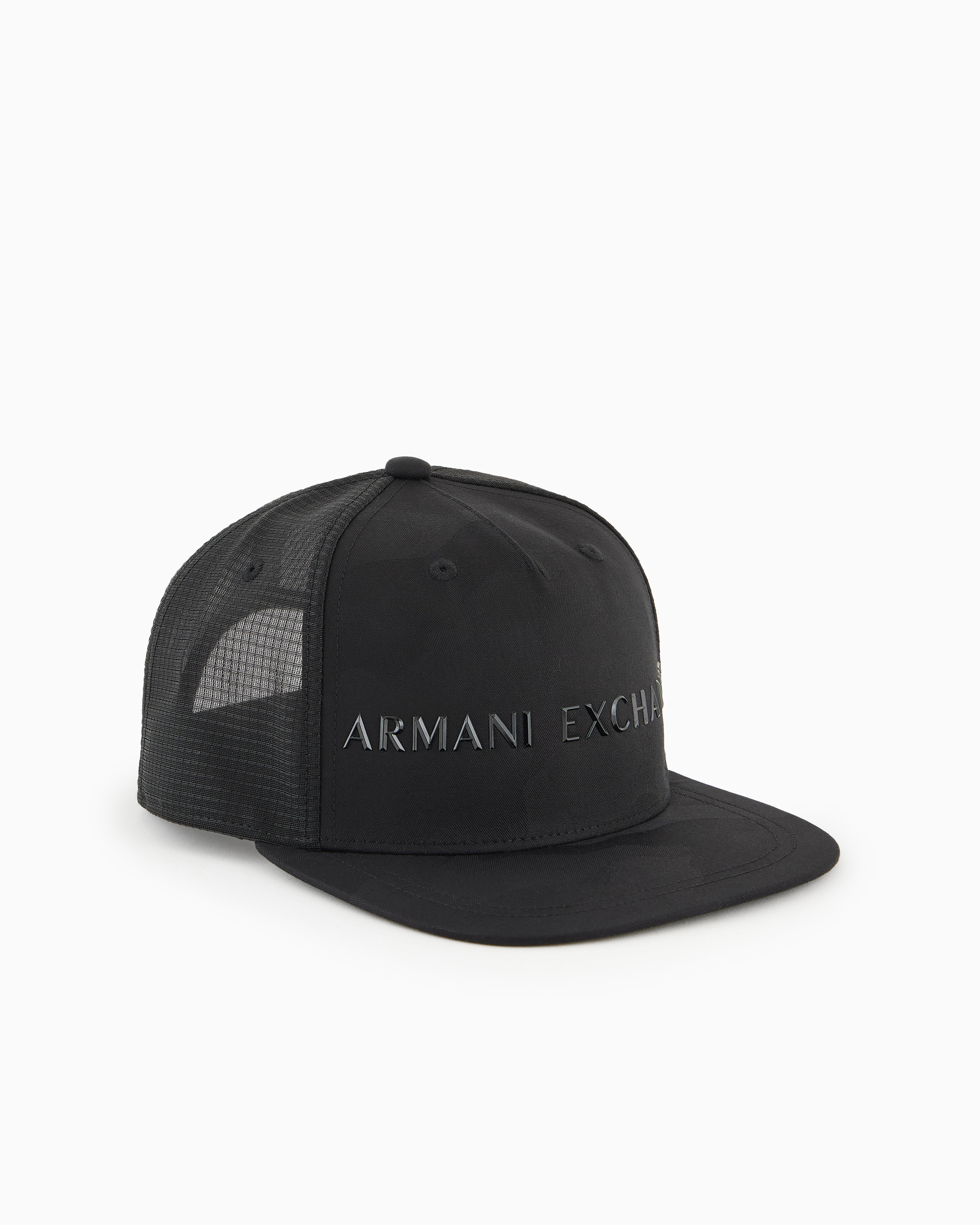 超美品Armani Exchange キャップ A/X 黒