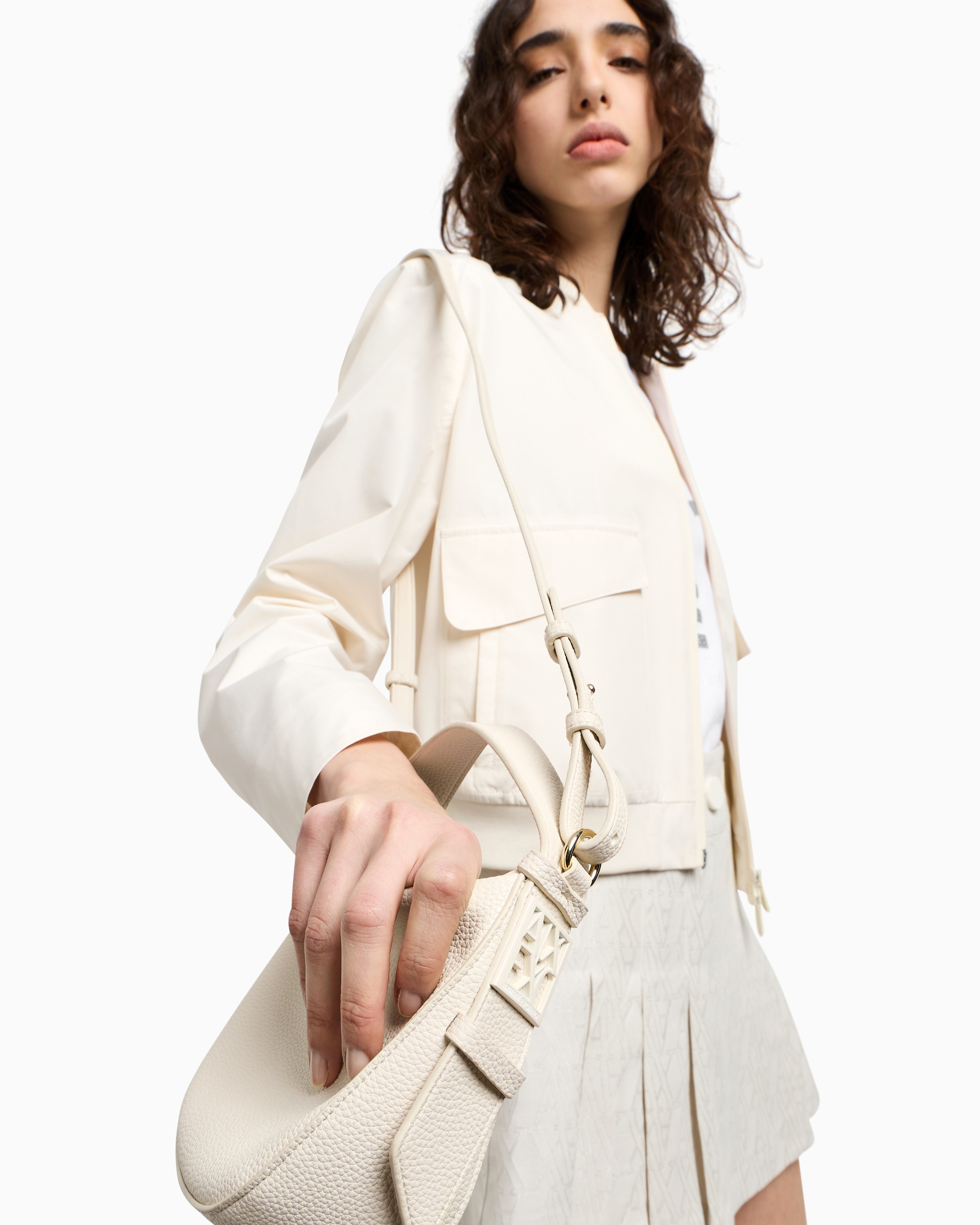 Women's White Susy Soft Bag