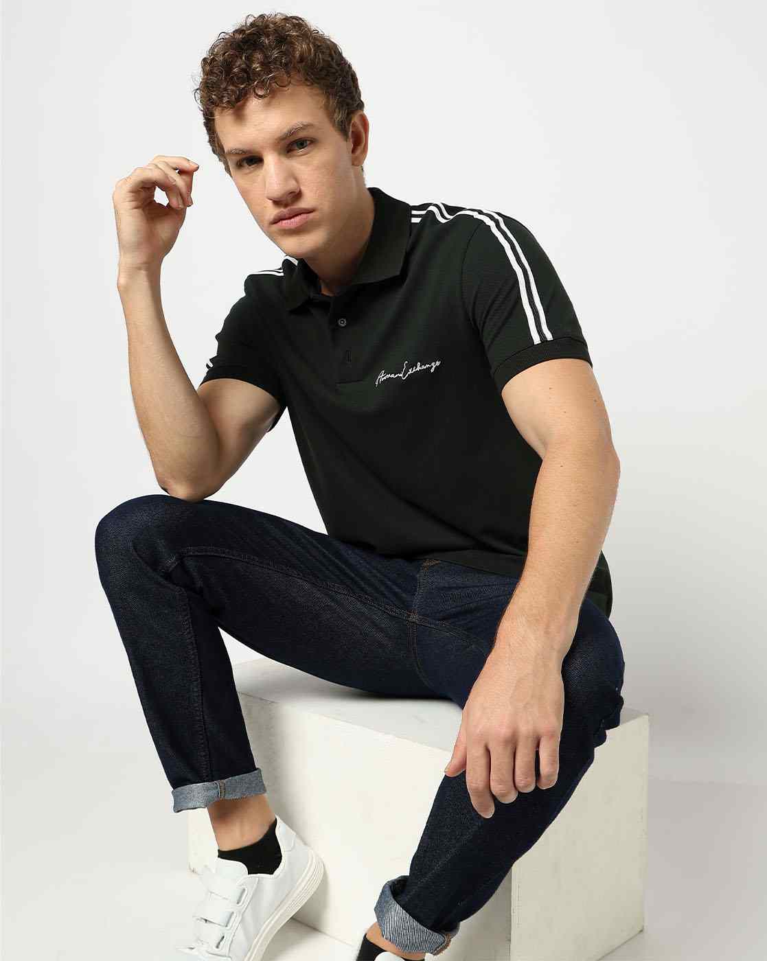 Men's Half Sleeves Signature Polo