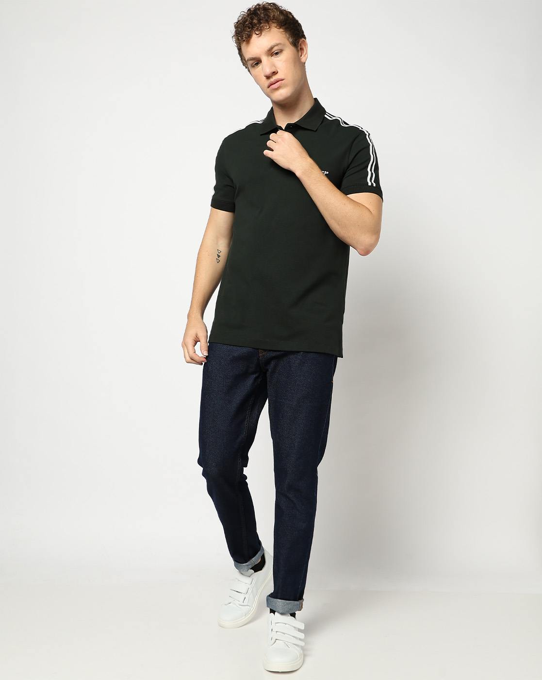 Men's Half Sleeves Signature Polo