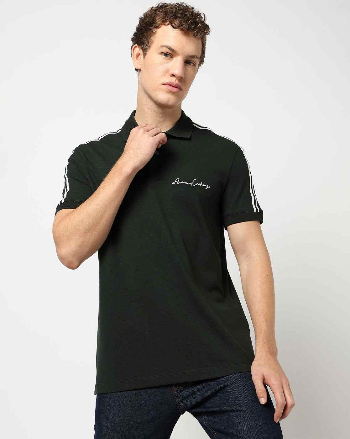 Men's Half Sleeves Signature Polo