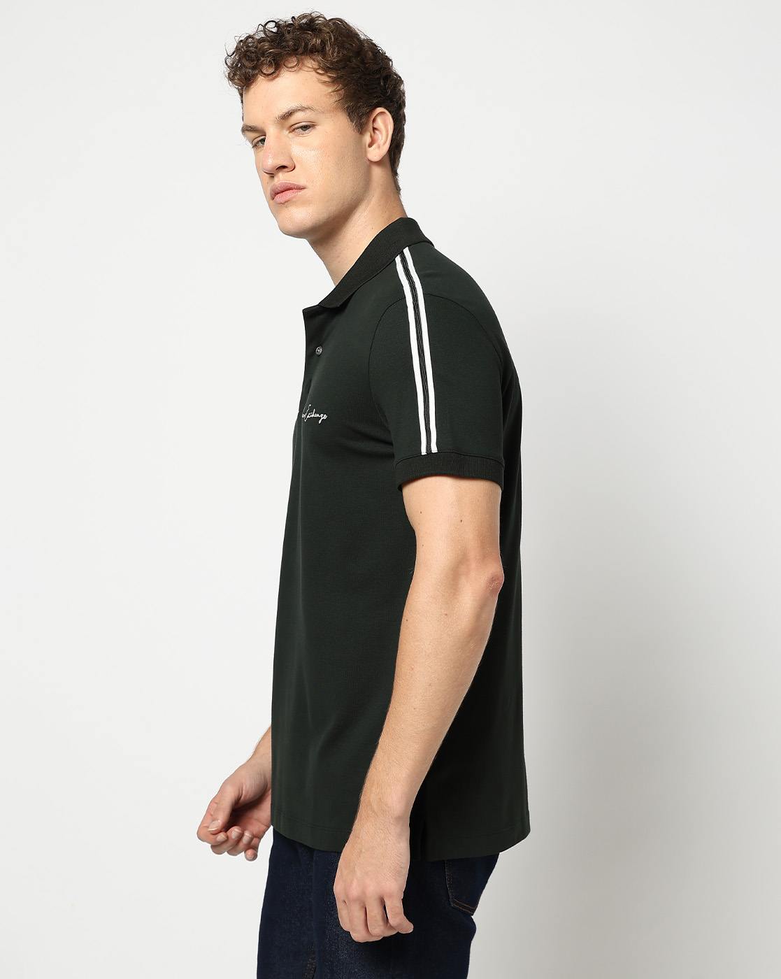 Men's Half Sleeves Signature Polo