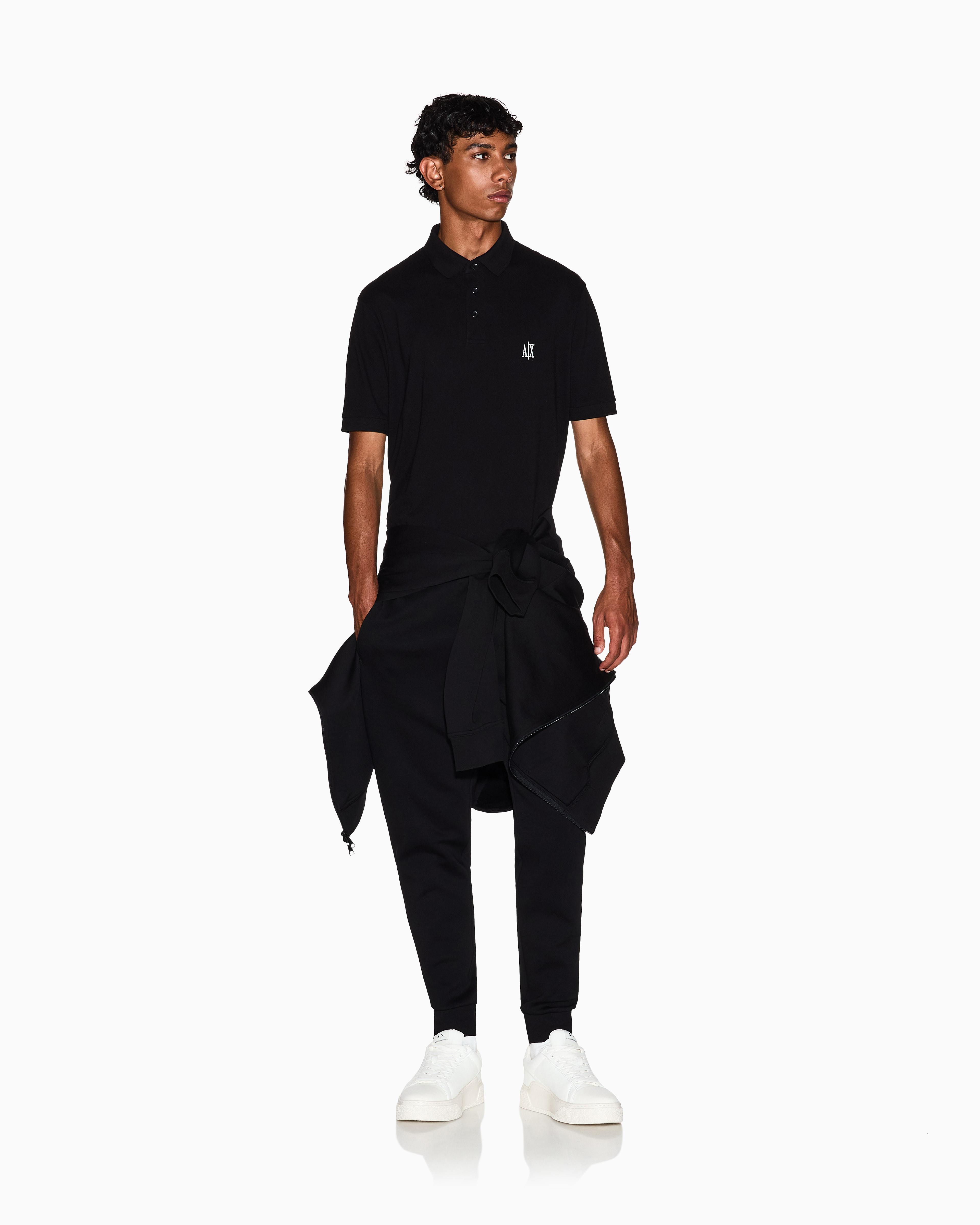 Men's Black Icon Project POLO SHIRT