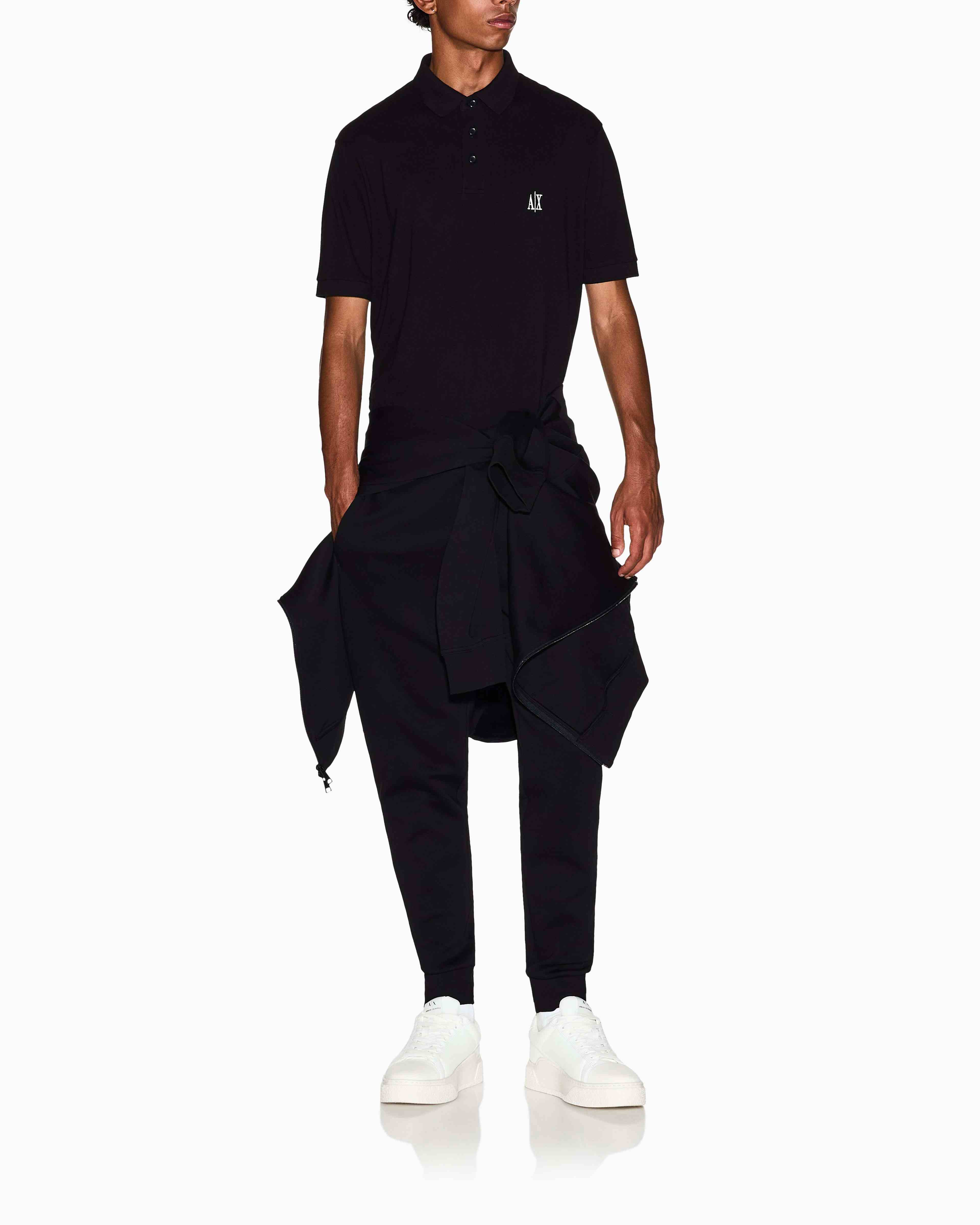 Men's Black Icon Project POLO SHIRT
