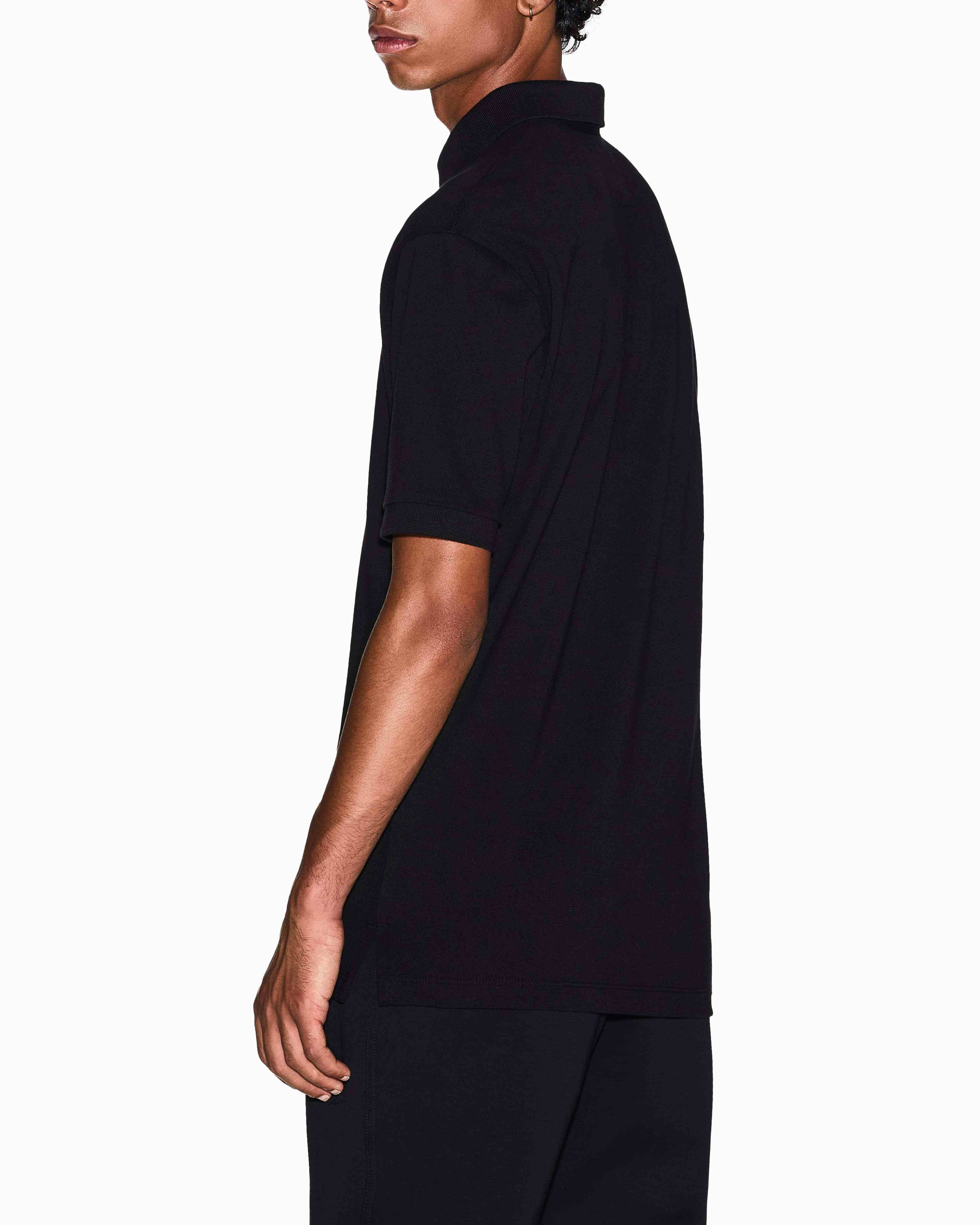 Men's Black Icon Project POLO SHIRT