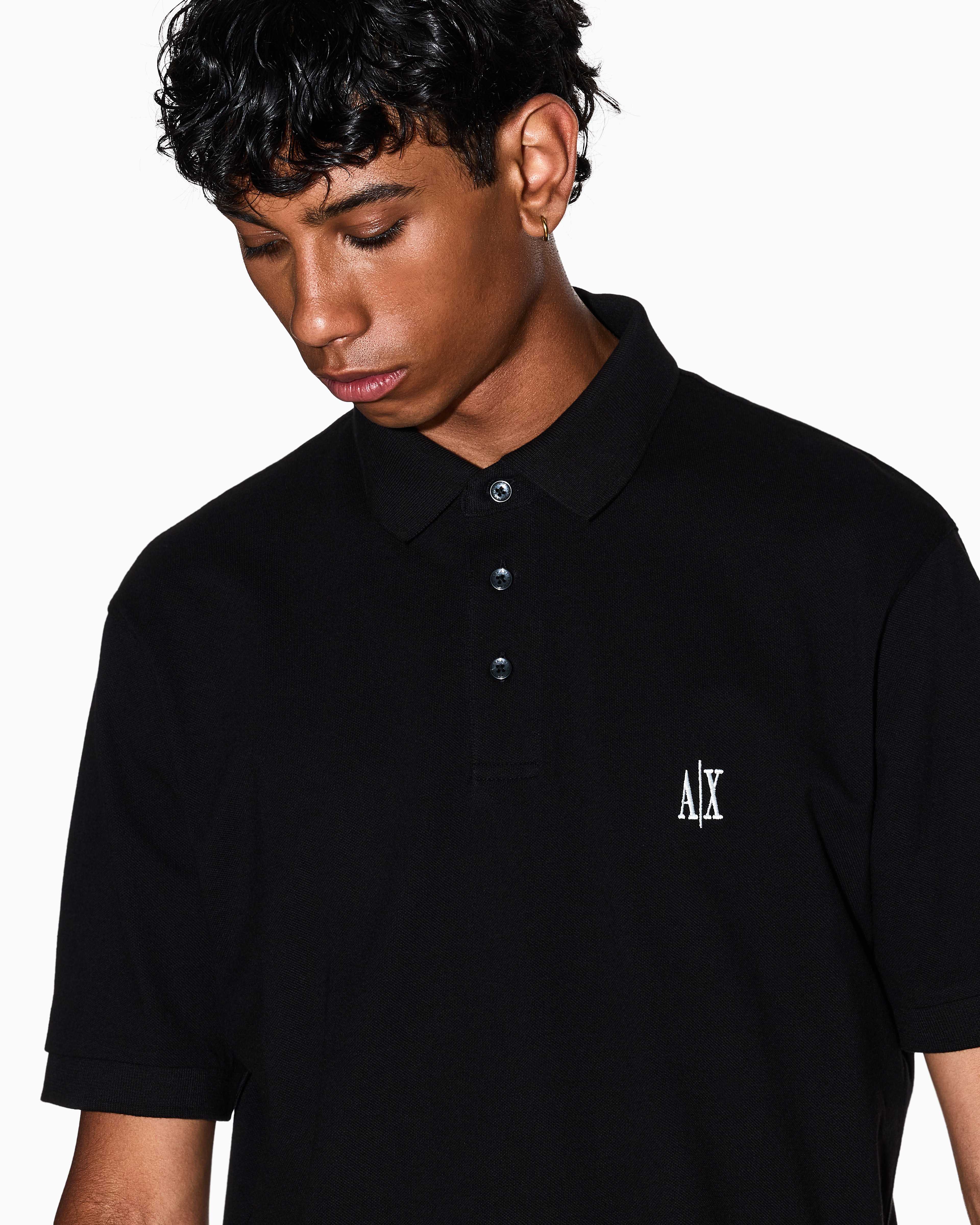 Men's Black Icon Project POLO SHIRT