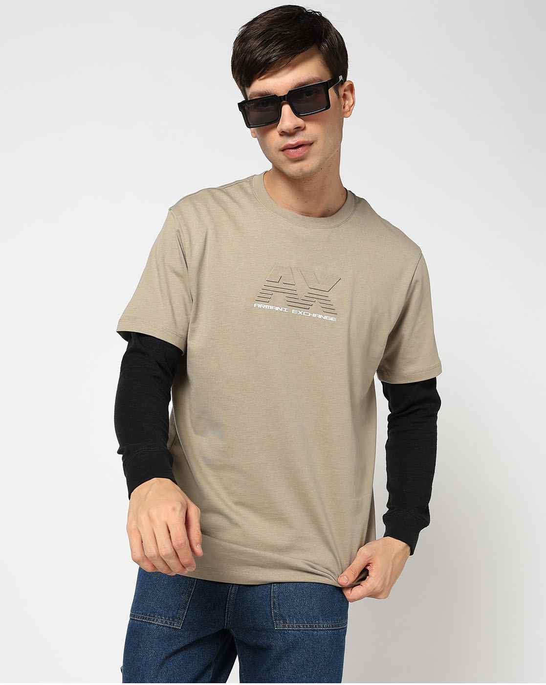 Men's Half Sleeves Logomania T-shirt