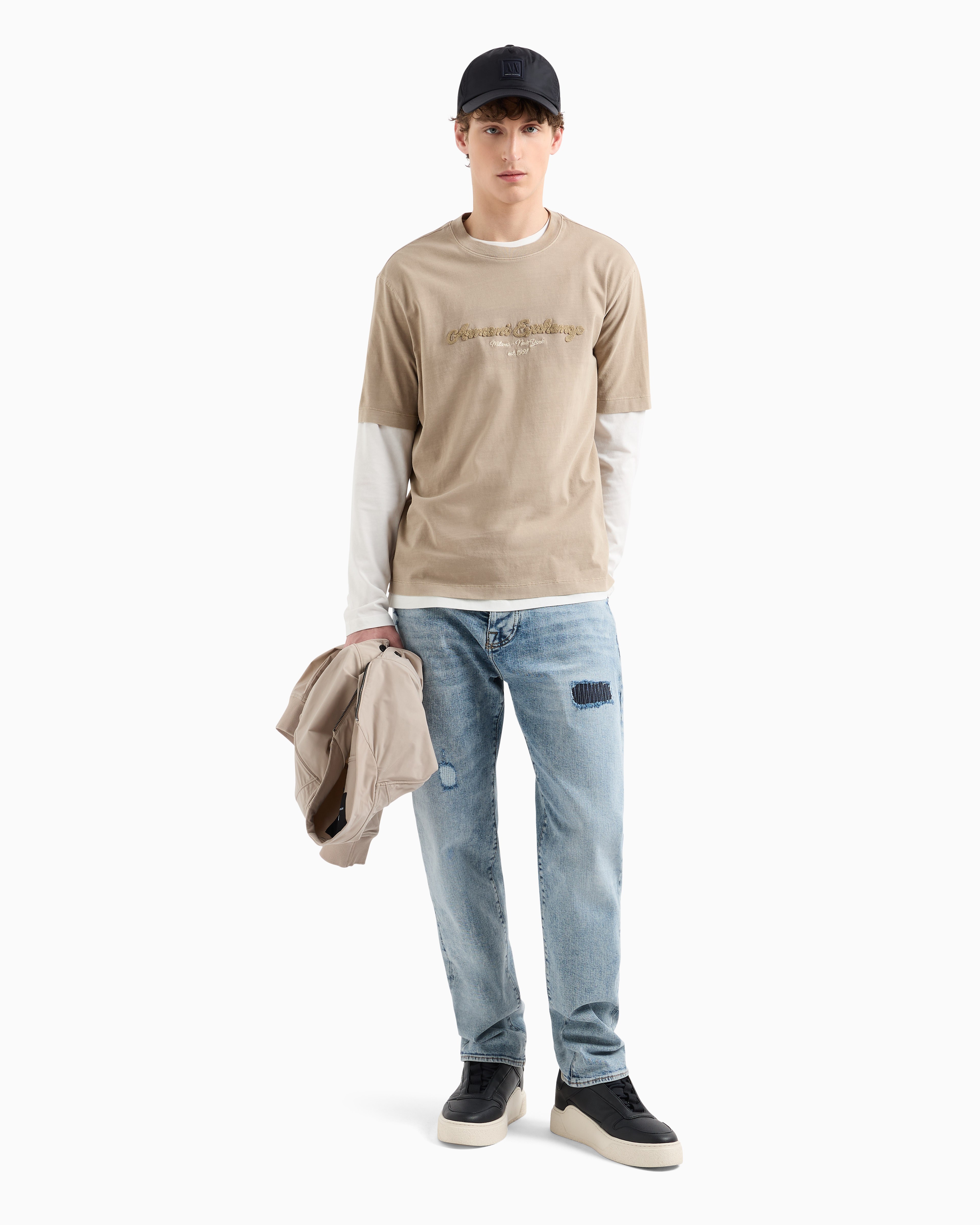 Men's Half Sleeves Refined Sportswear T-shirt