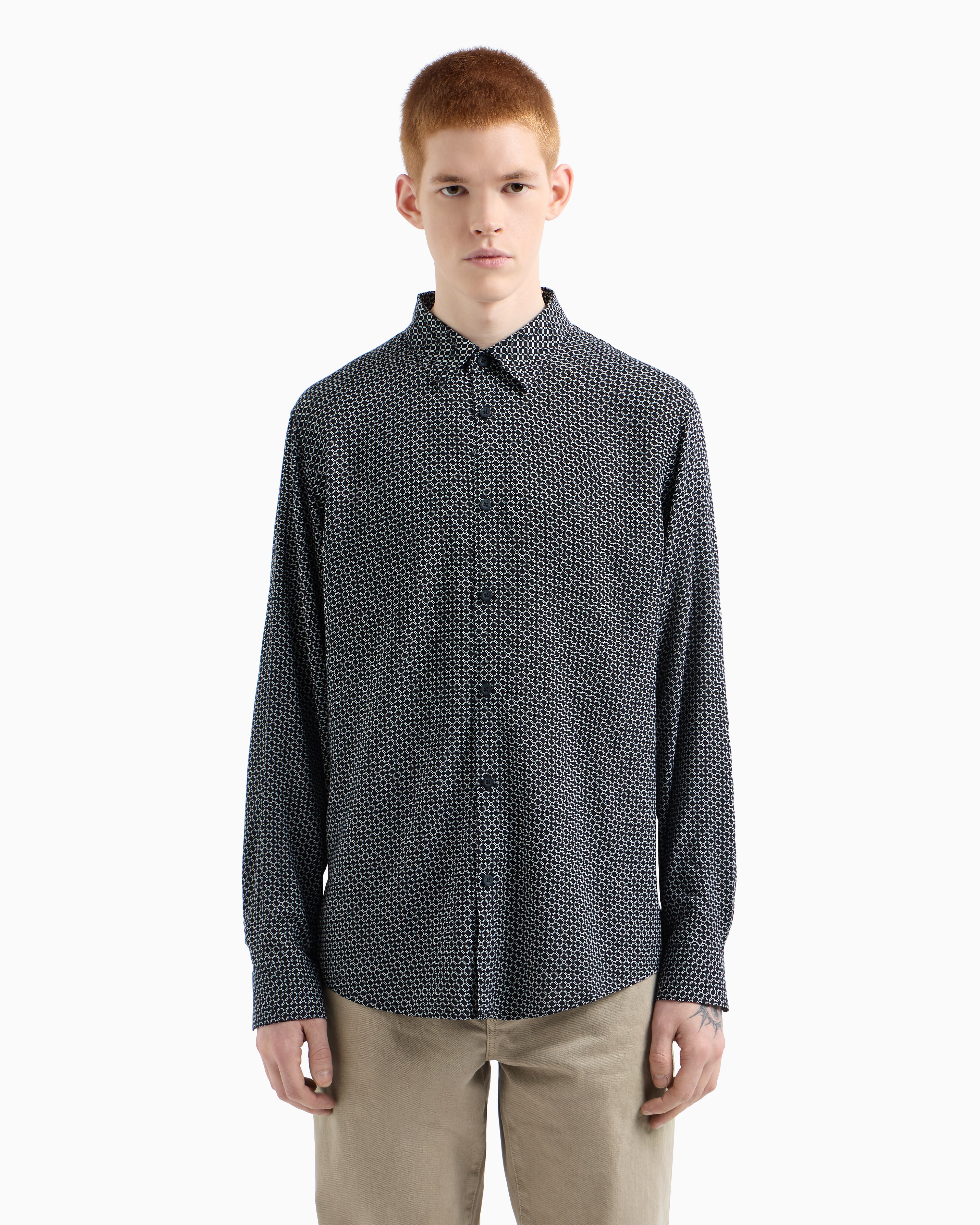 Men's Full Sleeves Armani Classics Shirt