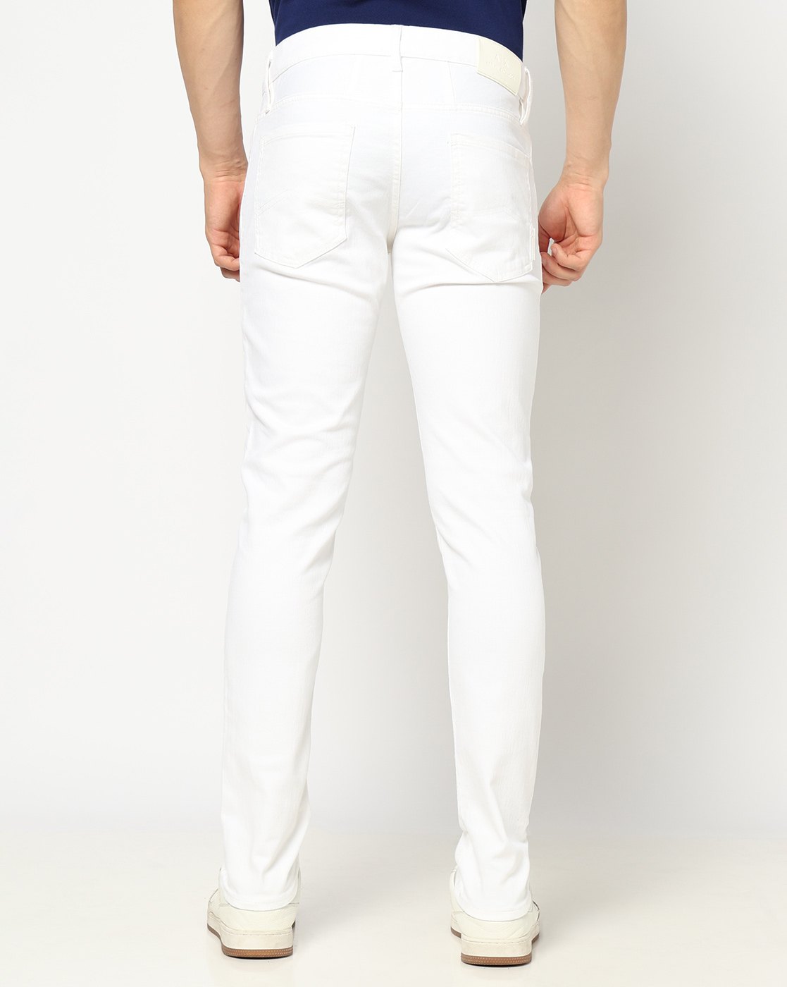 Men White Skinny Fit Jeans