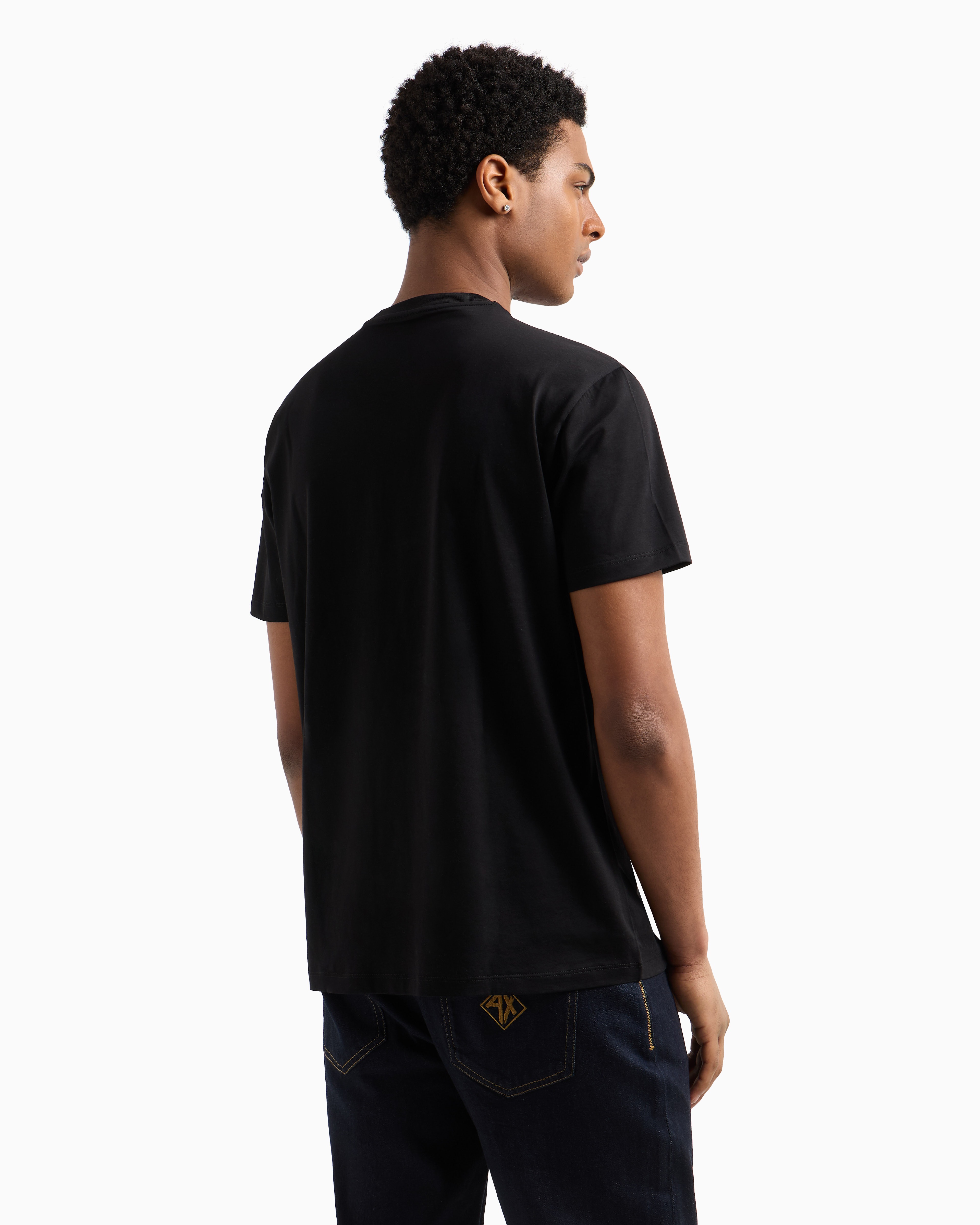 Men's Half Sleeves Black & Gold Collection T-shirt