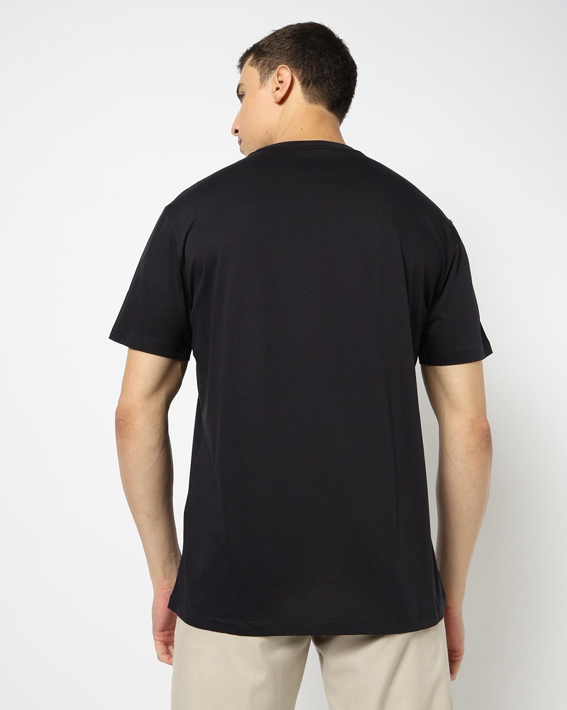 Men's Half Sleeves Black & Gold Collection T-shirt