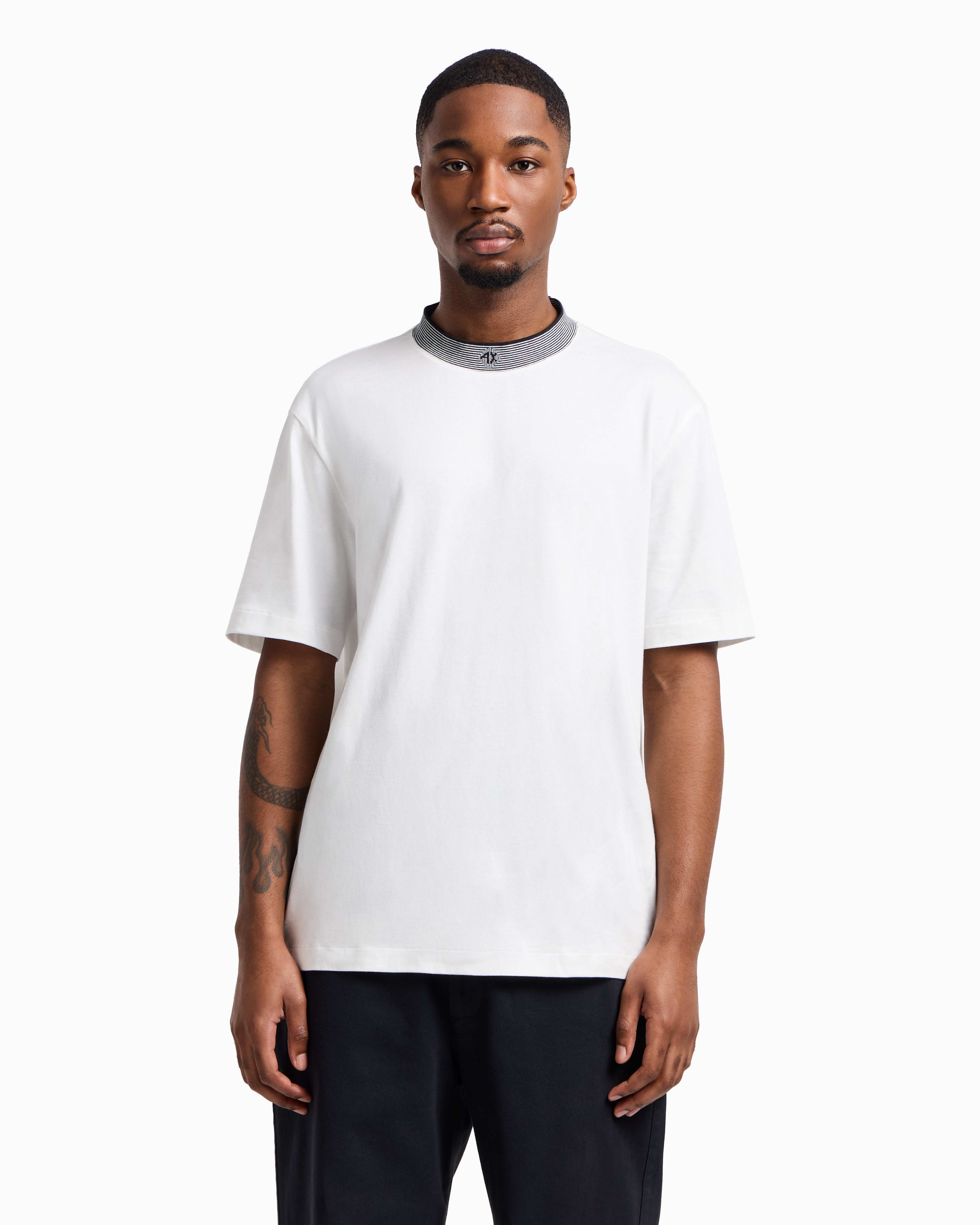 Men's Half Sleeves AX Monogram T-shirt