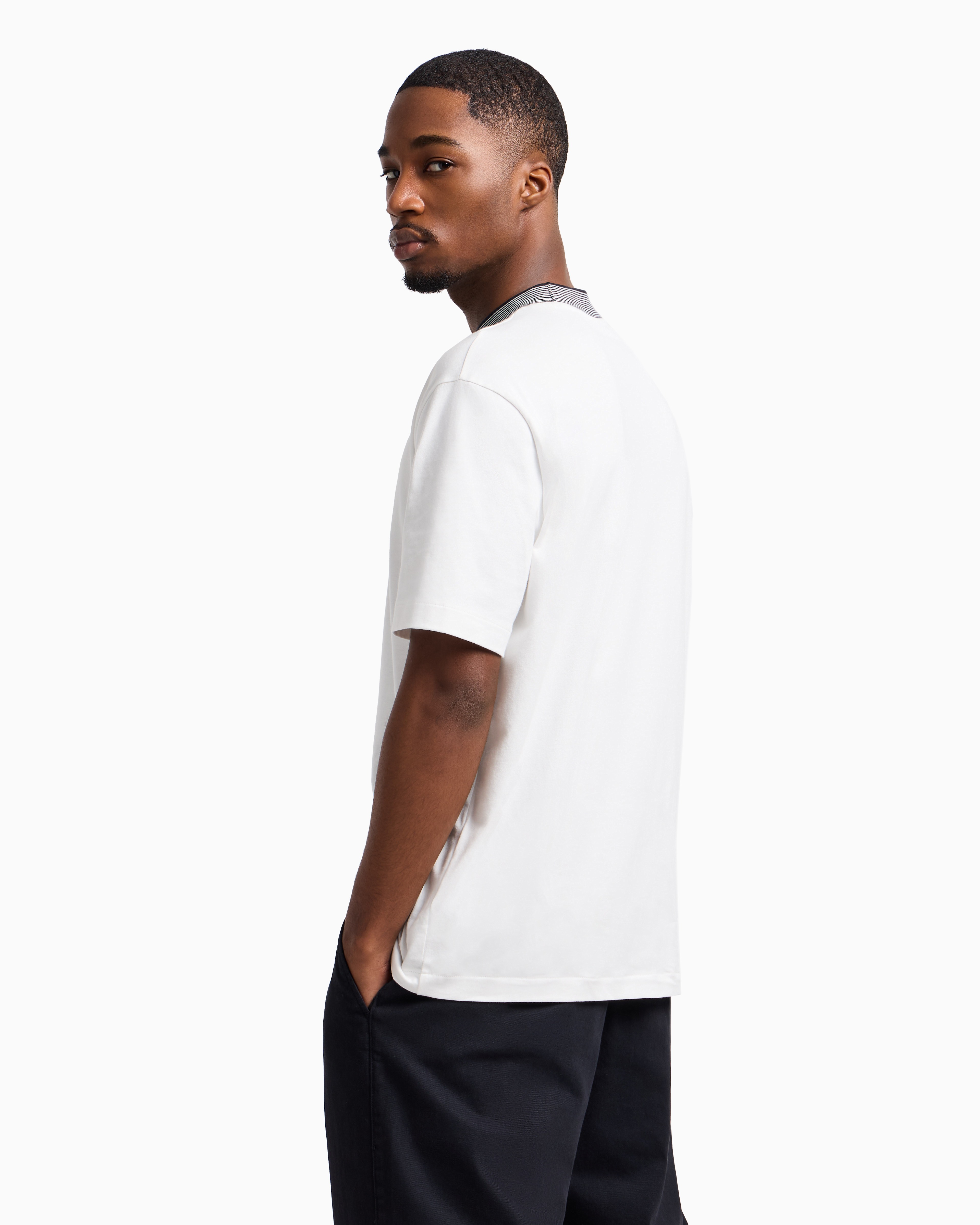 Men's Half Sleeves AX Monogram T-shirt