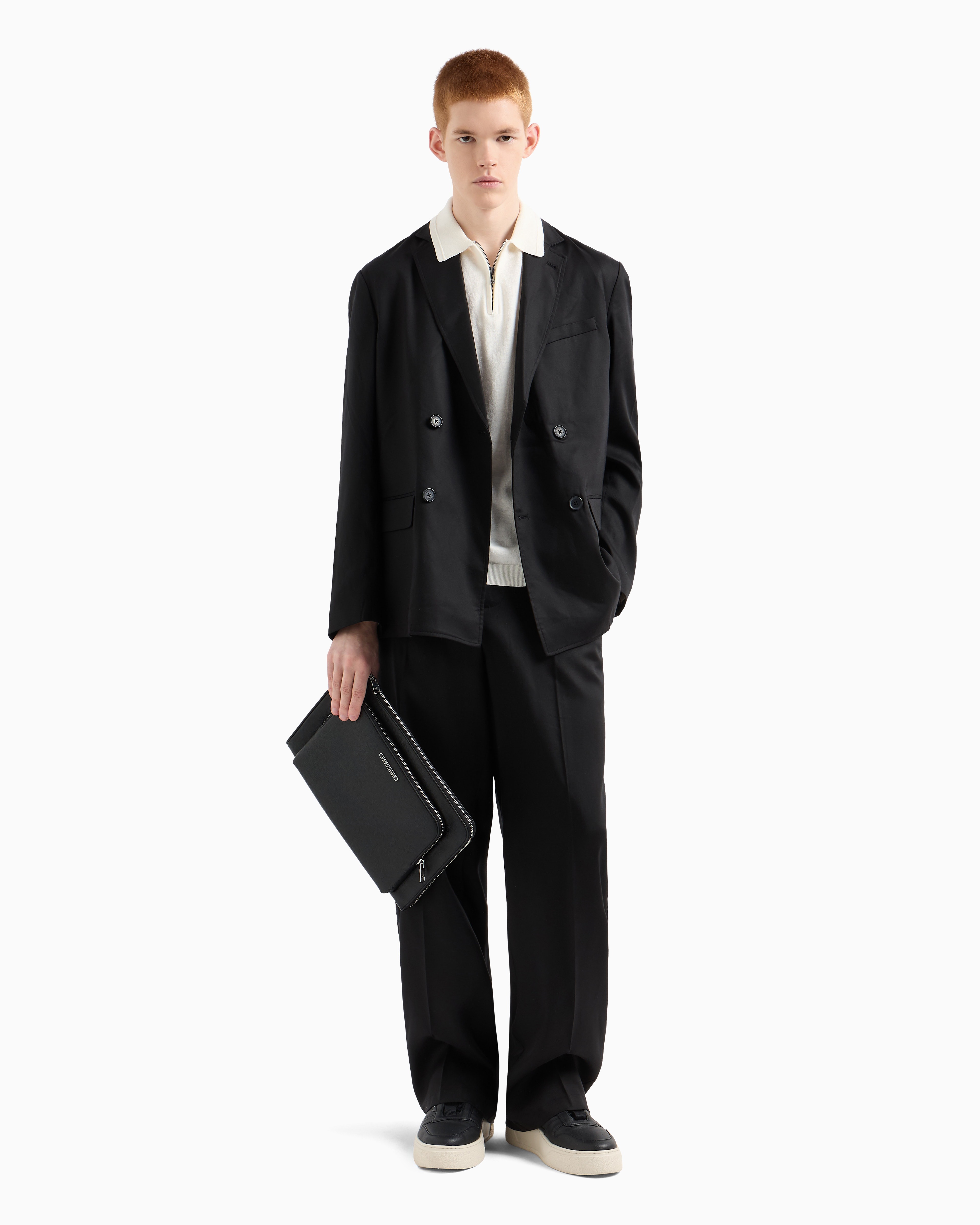 Men's Linen Capsule White Polo