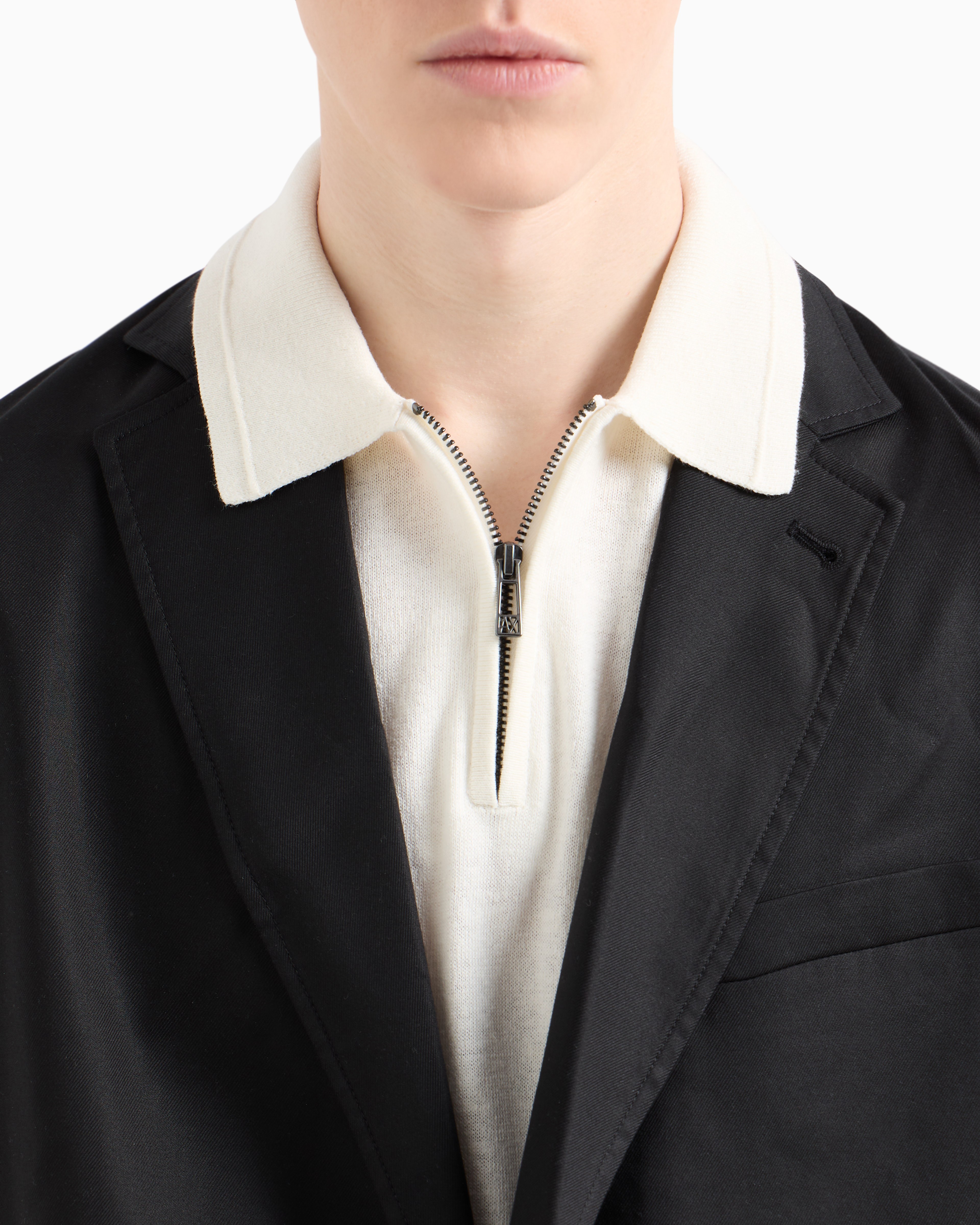 Men's Linen Capsule White Polo