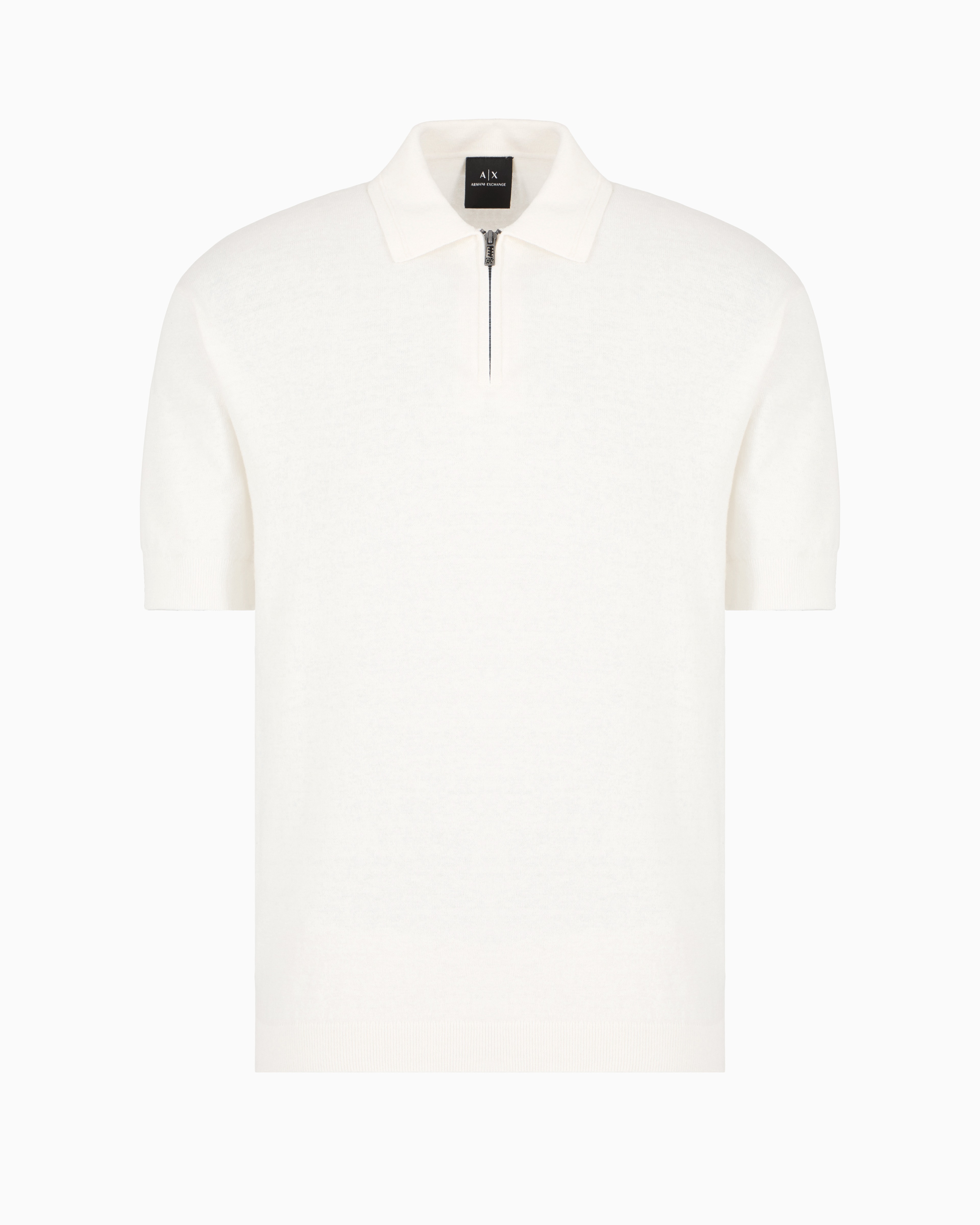 Men's Linen Capsule White Polo