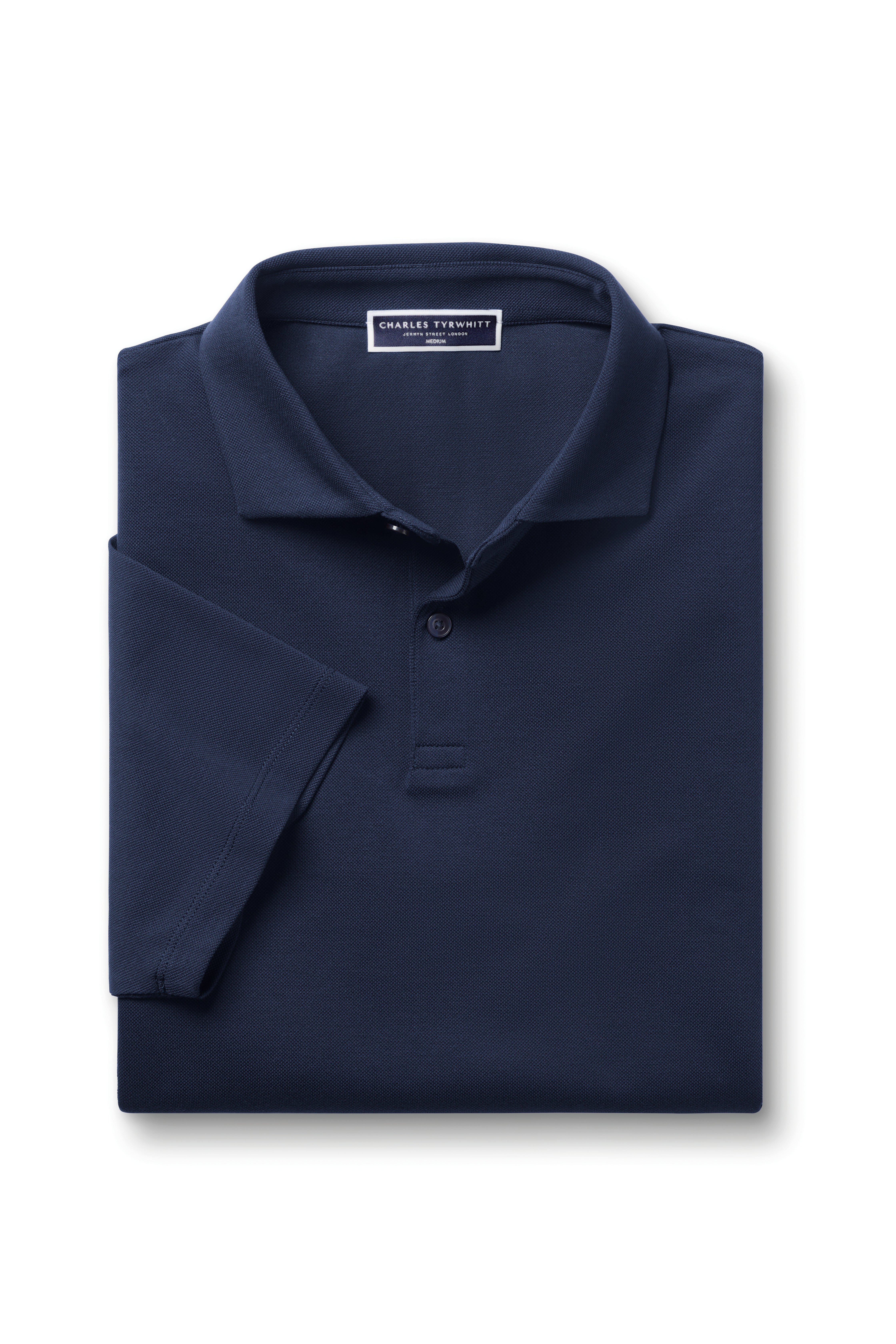 Smart Pique Polo - Navy