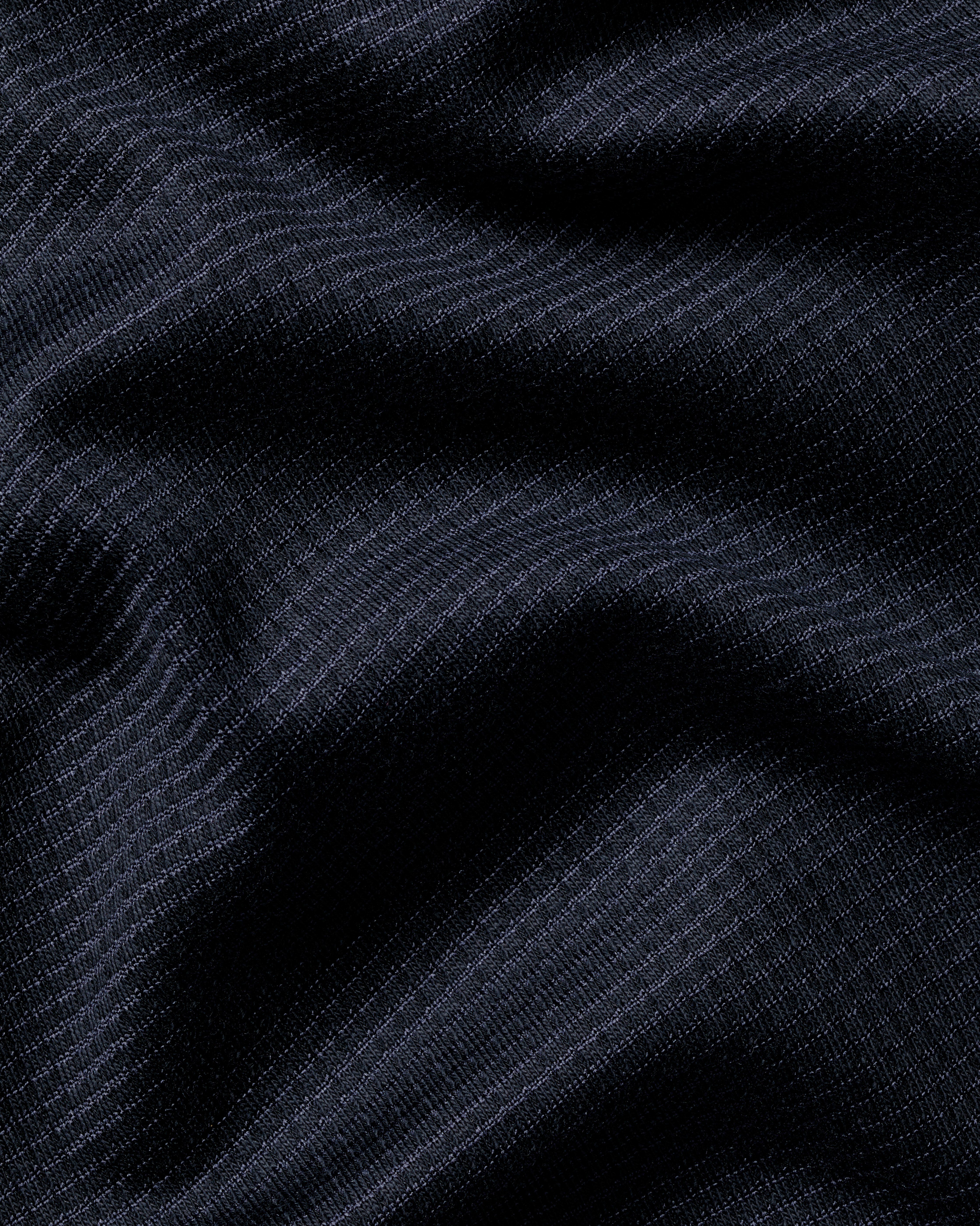 Performance Textured Zip-Neck Polo - Navy